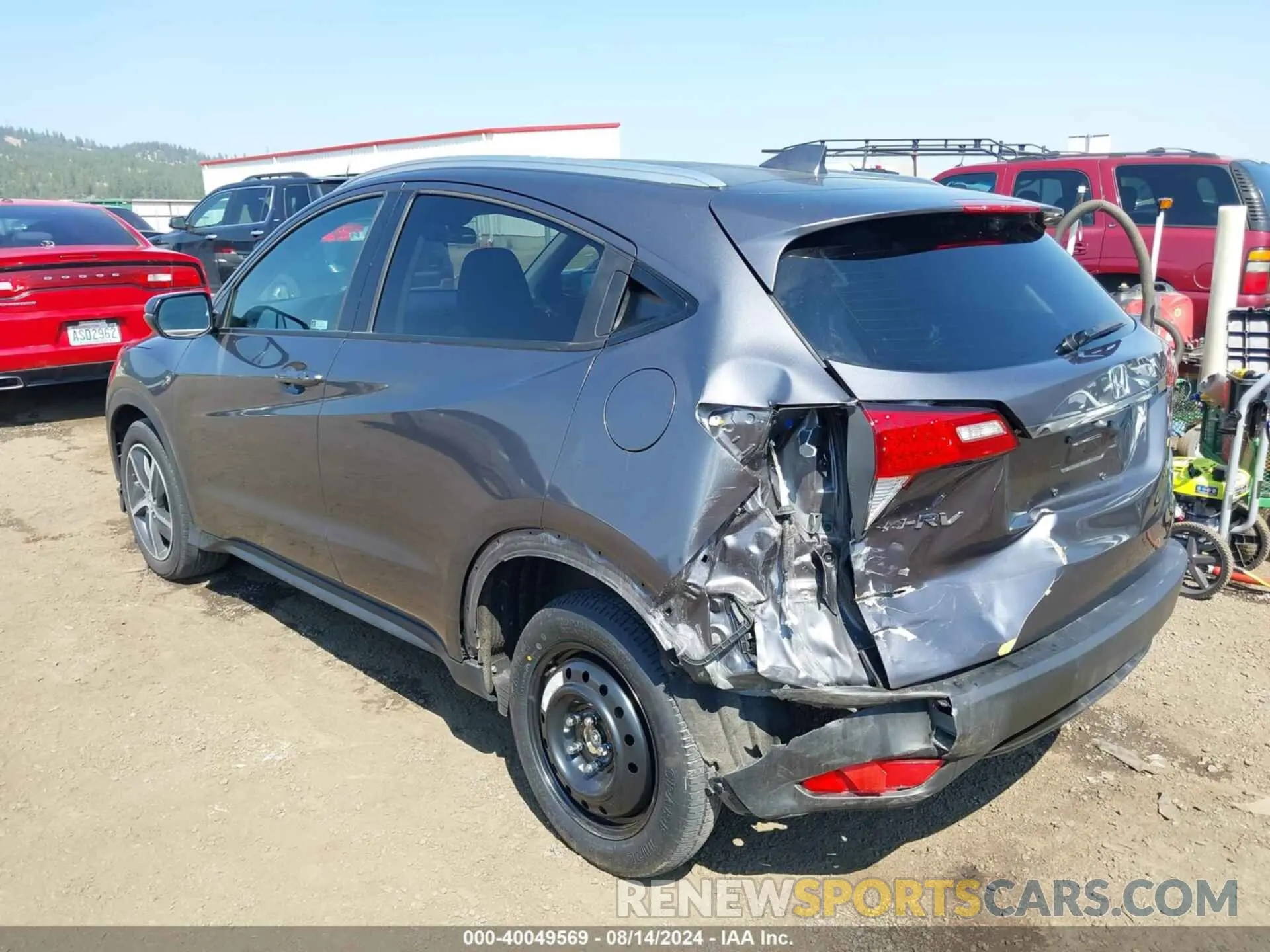 3 fotografías del automóvil dañado 3CZRU6H56NM754727 HONDA HR-V 2022