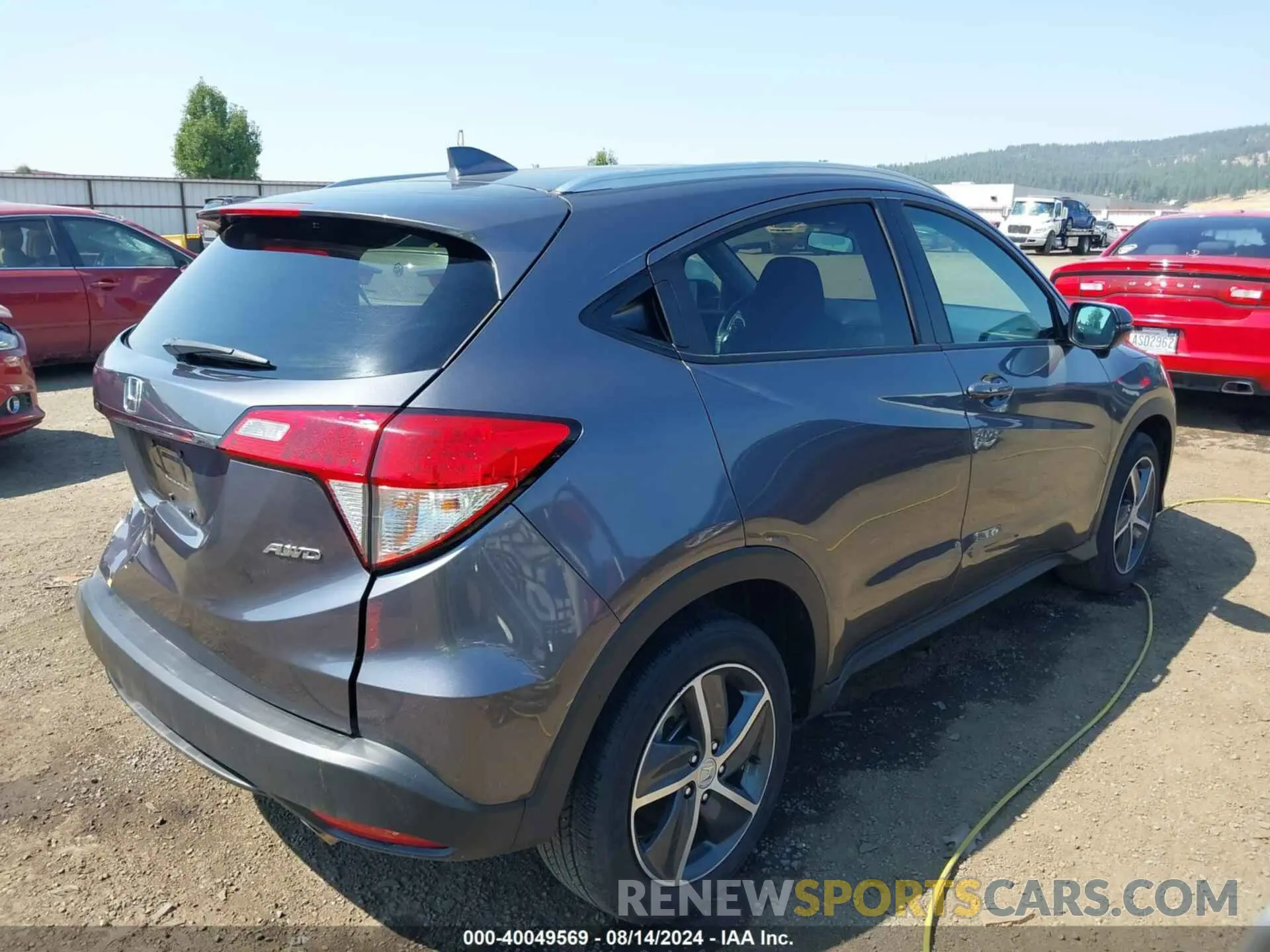 4 fotografías del automóvil dañado 3CZRU6H56NM754727 HONDA HR-V 2022