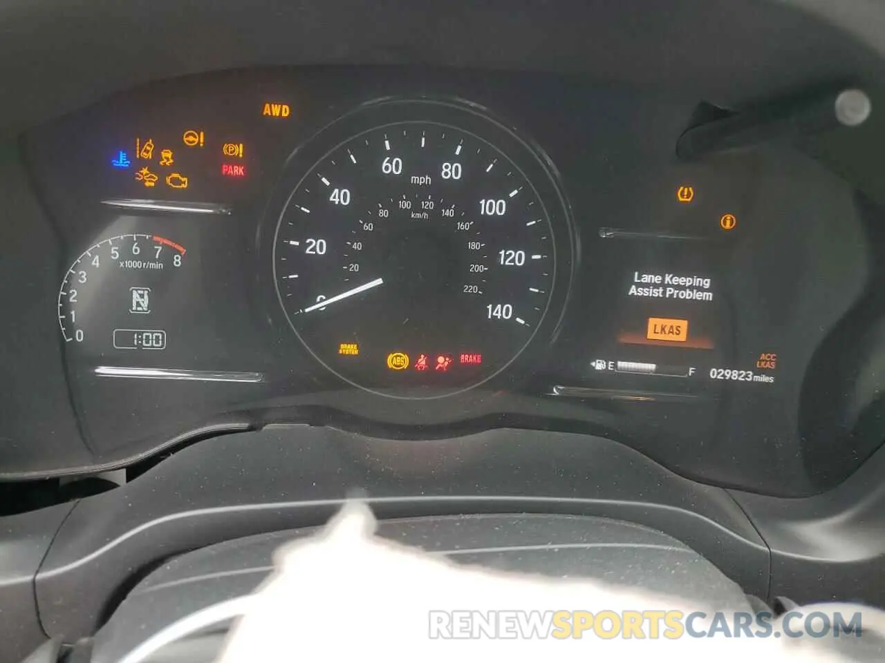 9 fotografías del automóvil dañado 3CZRU6H56NM760835 HONDA HR-V 2022