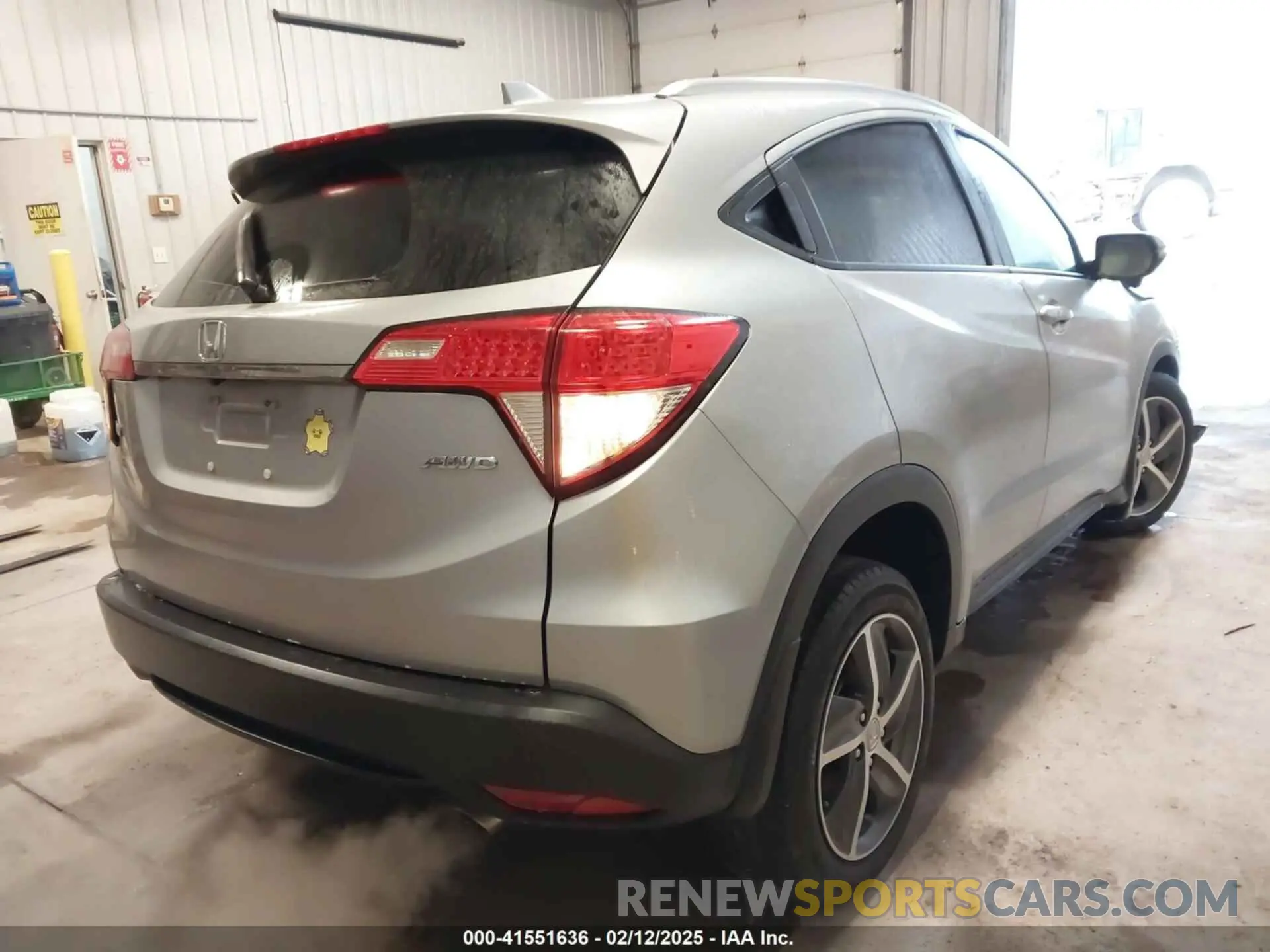 4 fotografías del automóvil dañado 3CZRU6H56NM774699 HONDA HR-V 2022