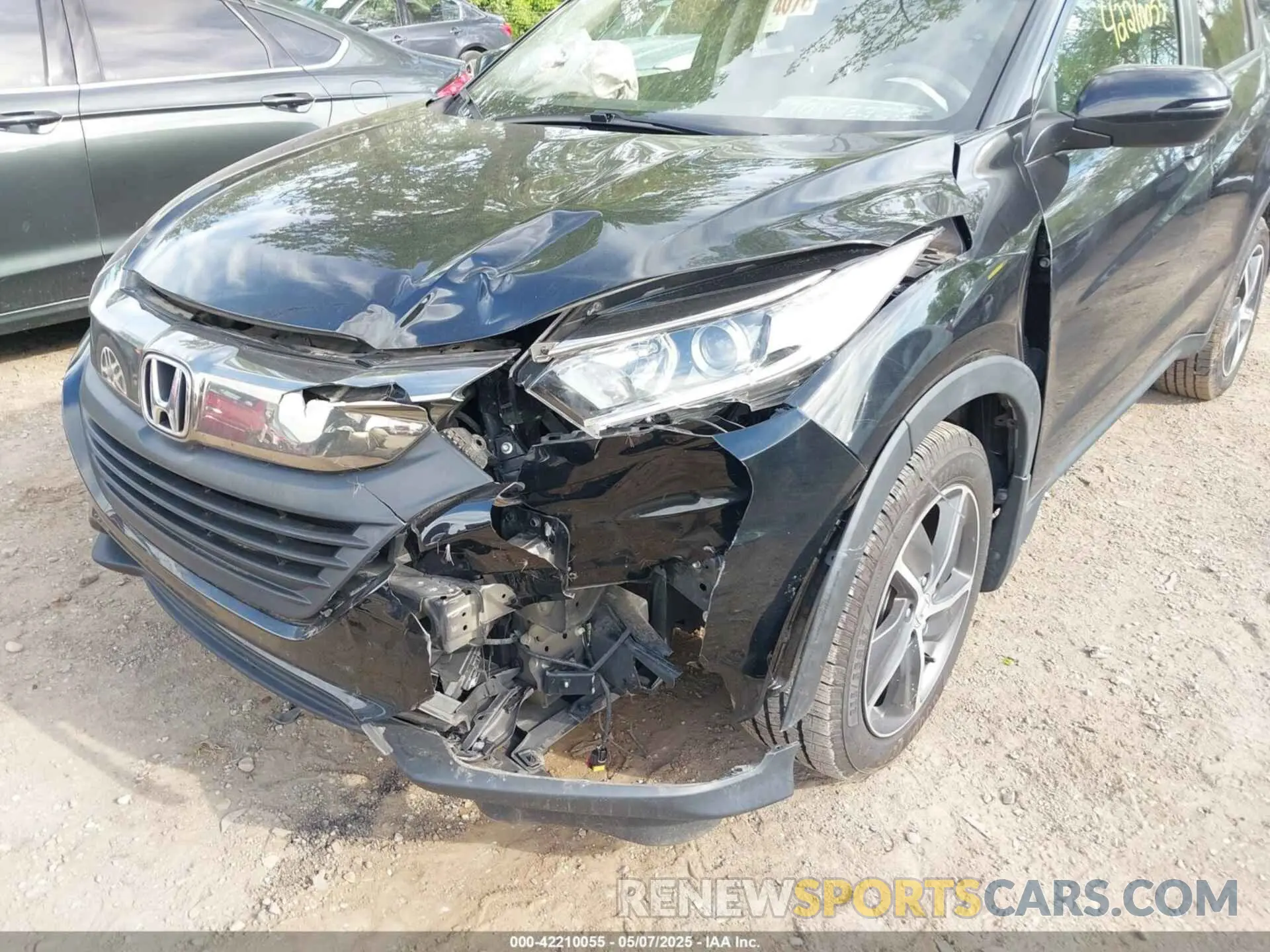 6 fotografías del automóvil dañado 3CZRU6H57NM725401 HONDA HR-V 2022