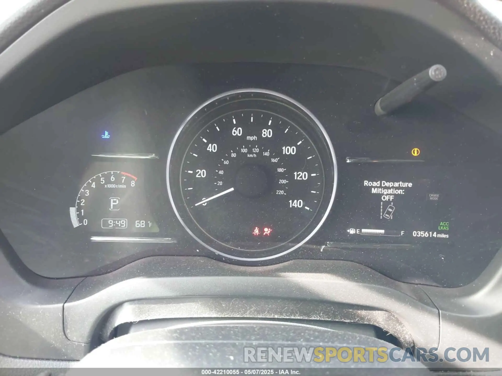 7 fotografías del automóvil dañado 3CZRU6H57NM725401 HONDA HR-V 2022