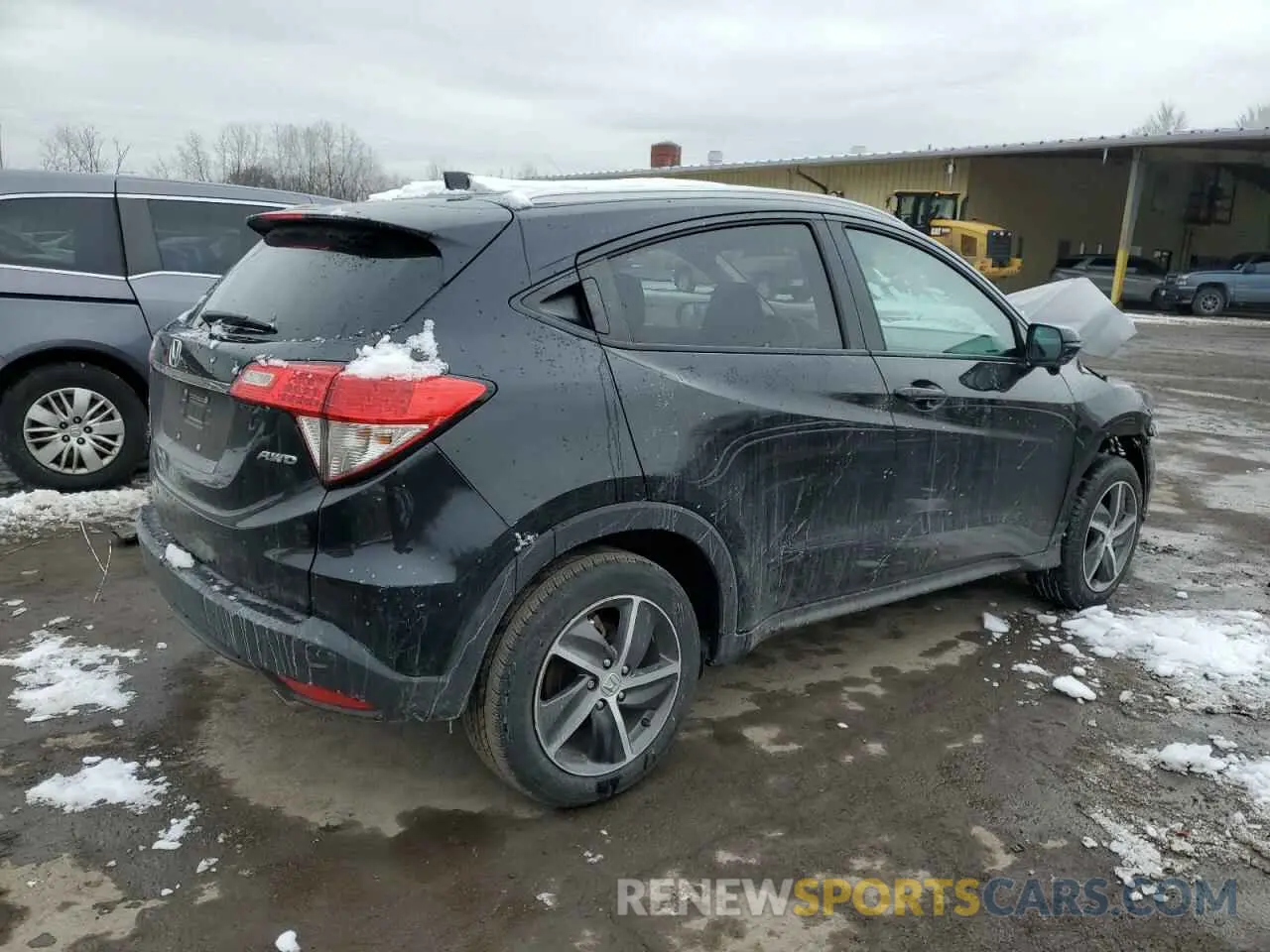 3 fotografías del automóvil dañado 3CZRU6H58NM717257 HONDA HR-V 2022