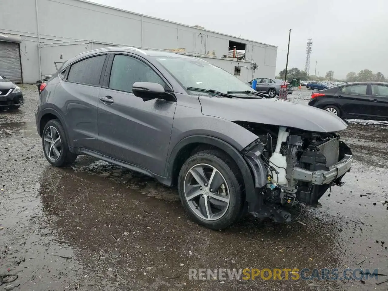 4 fotografías del automóvil dañado 3CZRU6H58NM772565 HONDA HR-V 2022