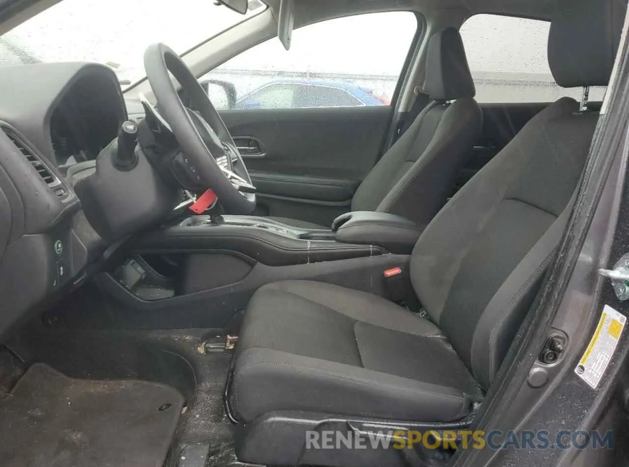 7 fotografías del automóvil dañado 3CZRU6H58NM772565 HONDA HR-V 2022