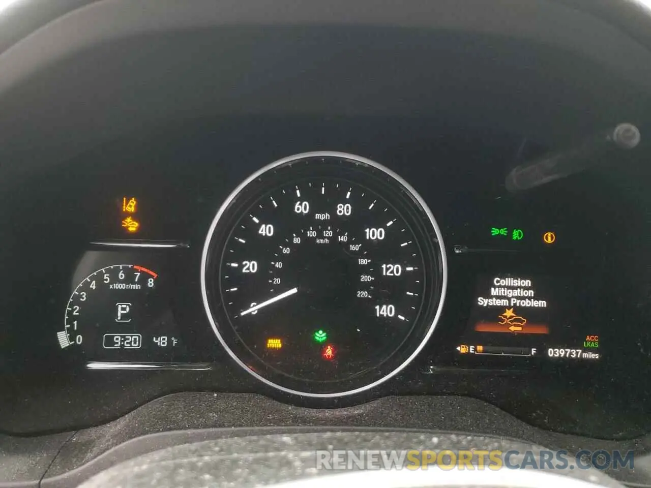 9 fotografías del automóvil dañado 3CZRU6H58NM772565 HONDA HR-V 2022