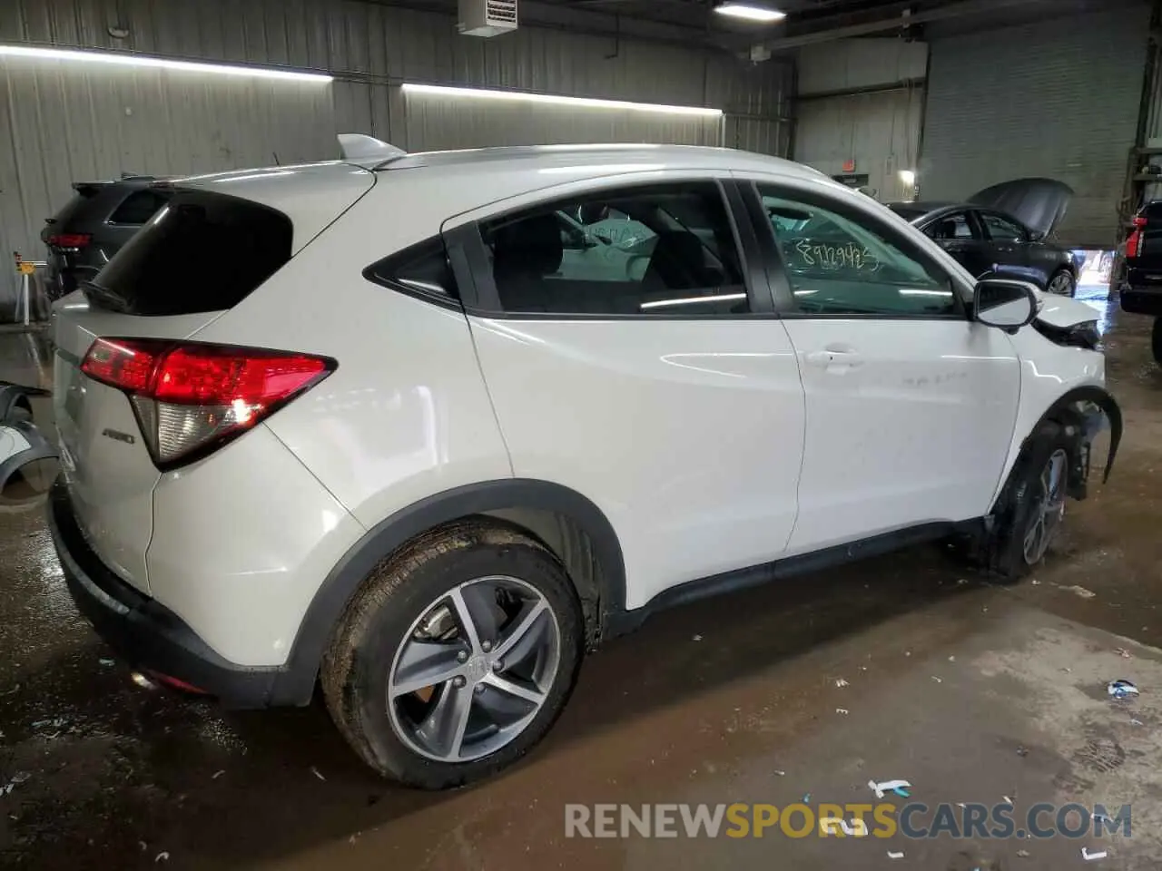 3 fotografías del automóvil dañado 3CZRU6H59NM729336 HONDA HR-V 2022