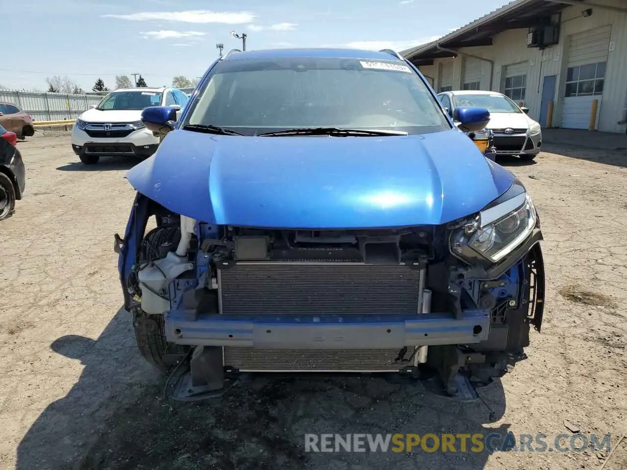 5 fotografías del automóvil dañado 3CZRU6H59NM743012 HONDA HR-V 2022