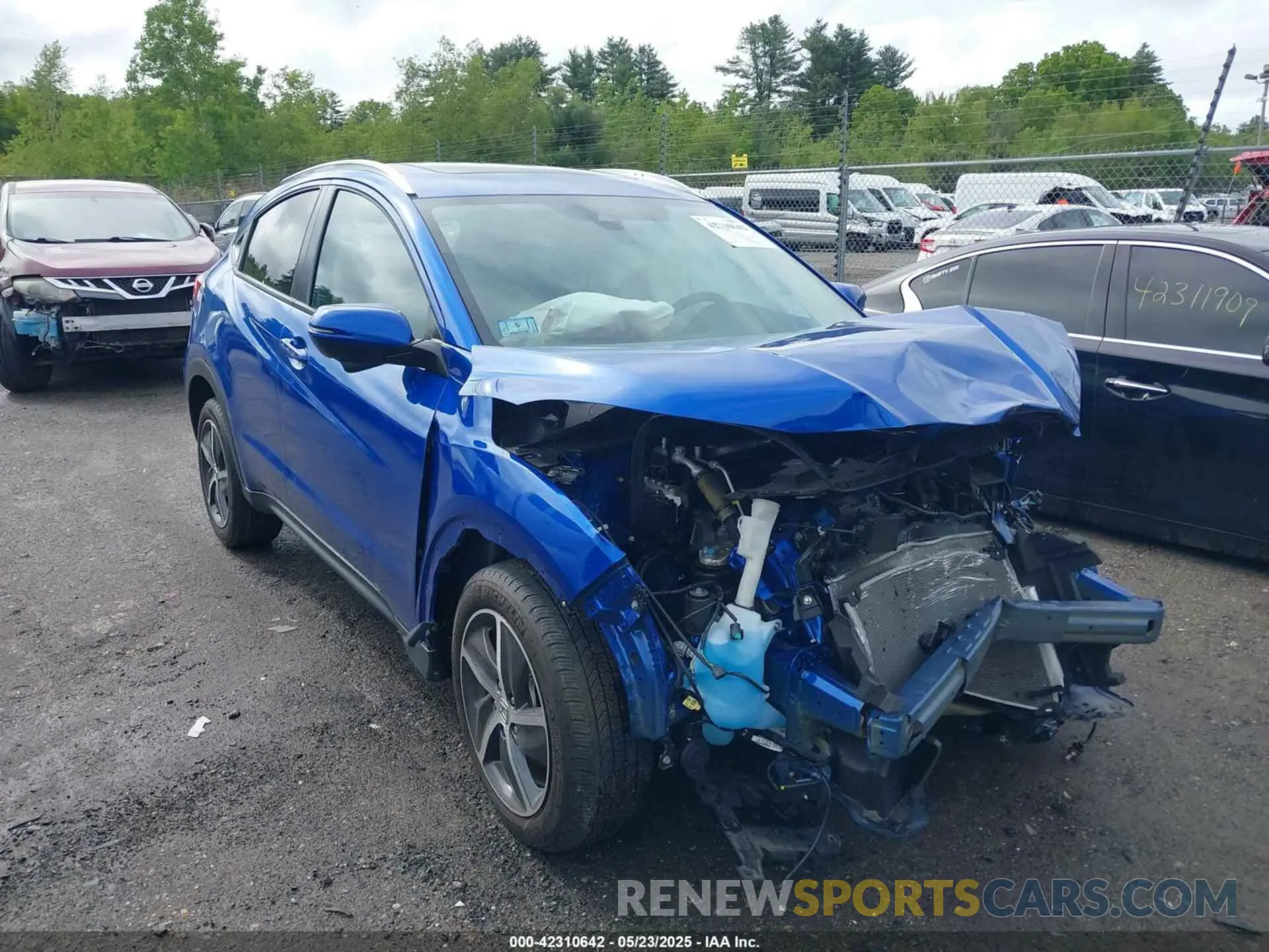 14 fotografías del automóvil dañado 3CZRU6H59NM750767 HONDA HR-V 2022