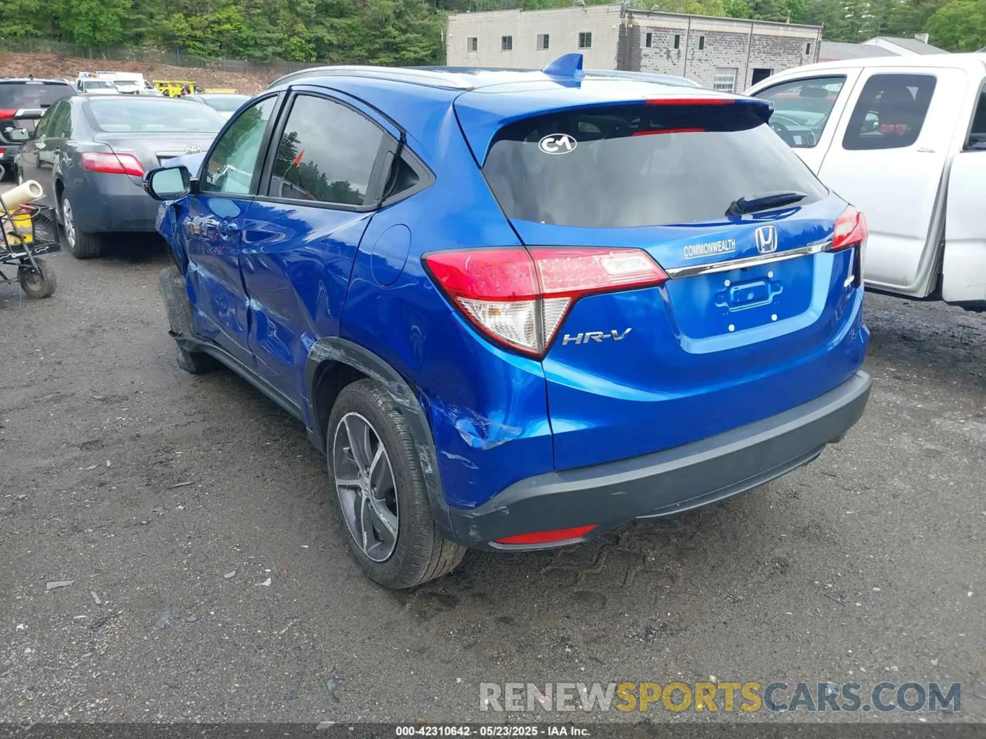 3 fotografías del automóvil dañado 3CZRU6H59NM750767 HONDA HR-V 2022