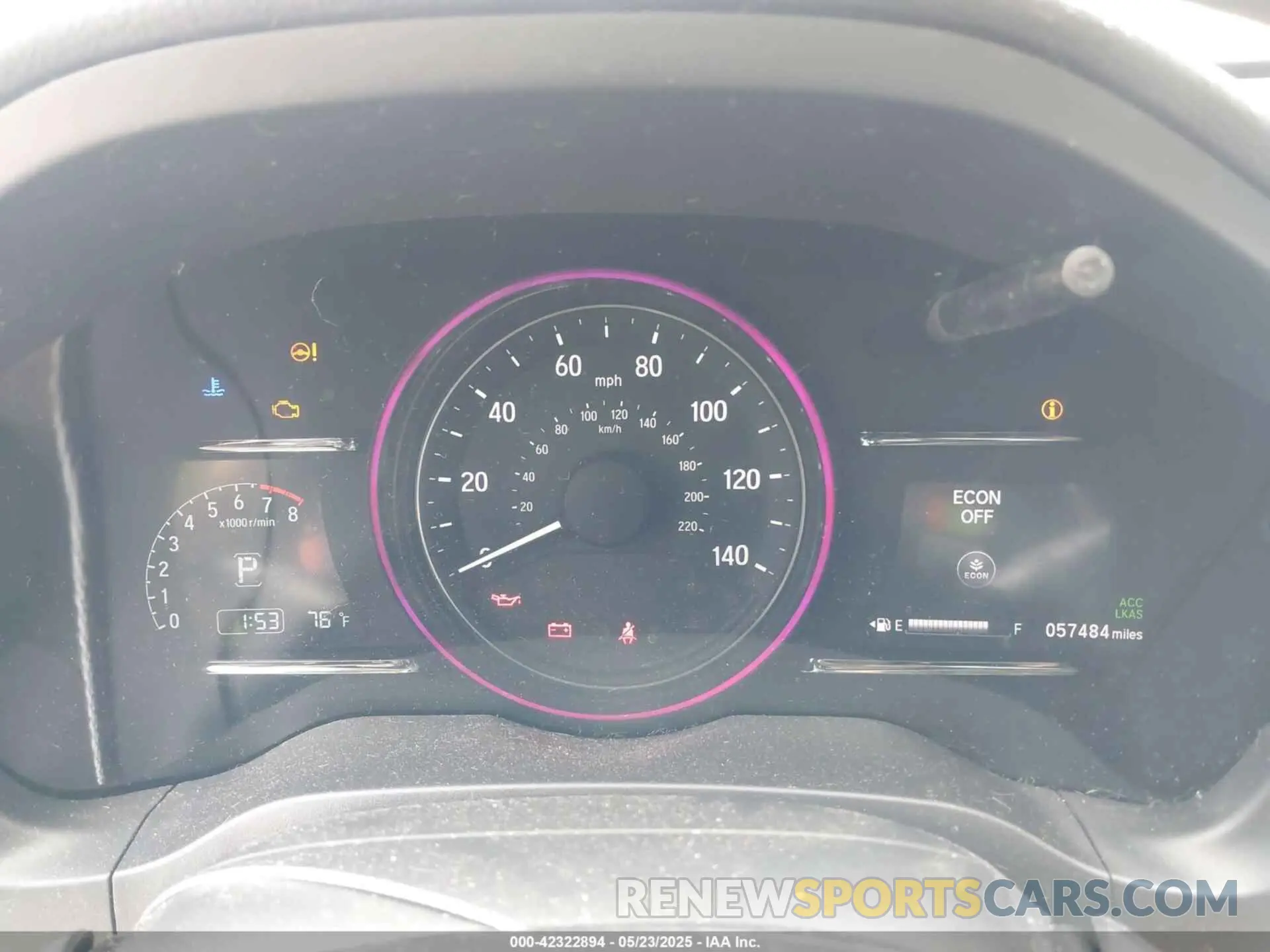 7 fotografías del automóvil dañado 3CZRU6H59NM764779 HONDA HR-V 2022