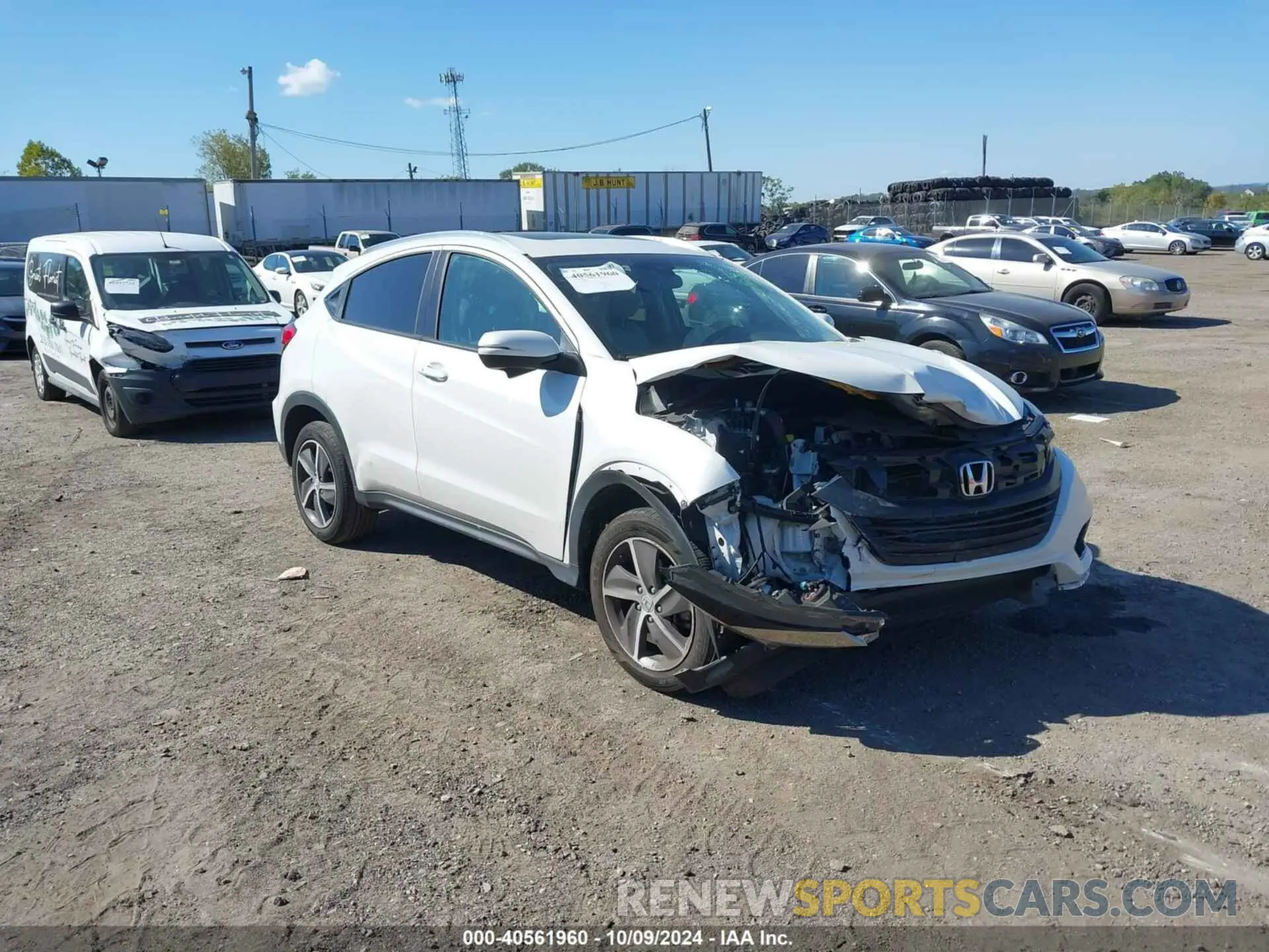 1 fotografías del automóvil dañado 3CZRU6H5XNM706180 HONDA HR-V 2022