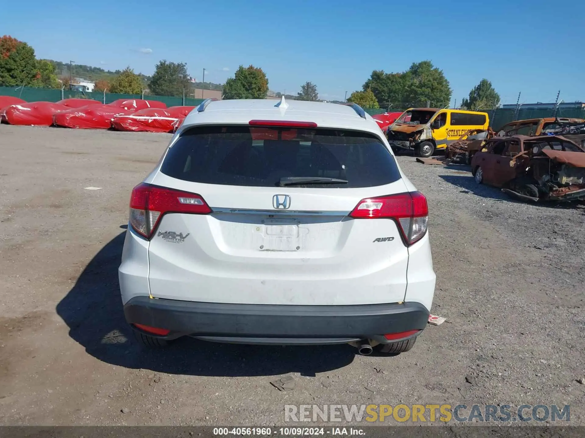 15 fotografías del automóvil dañado 3CZRU6H5XNM706180 HONDA HR-V 2022