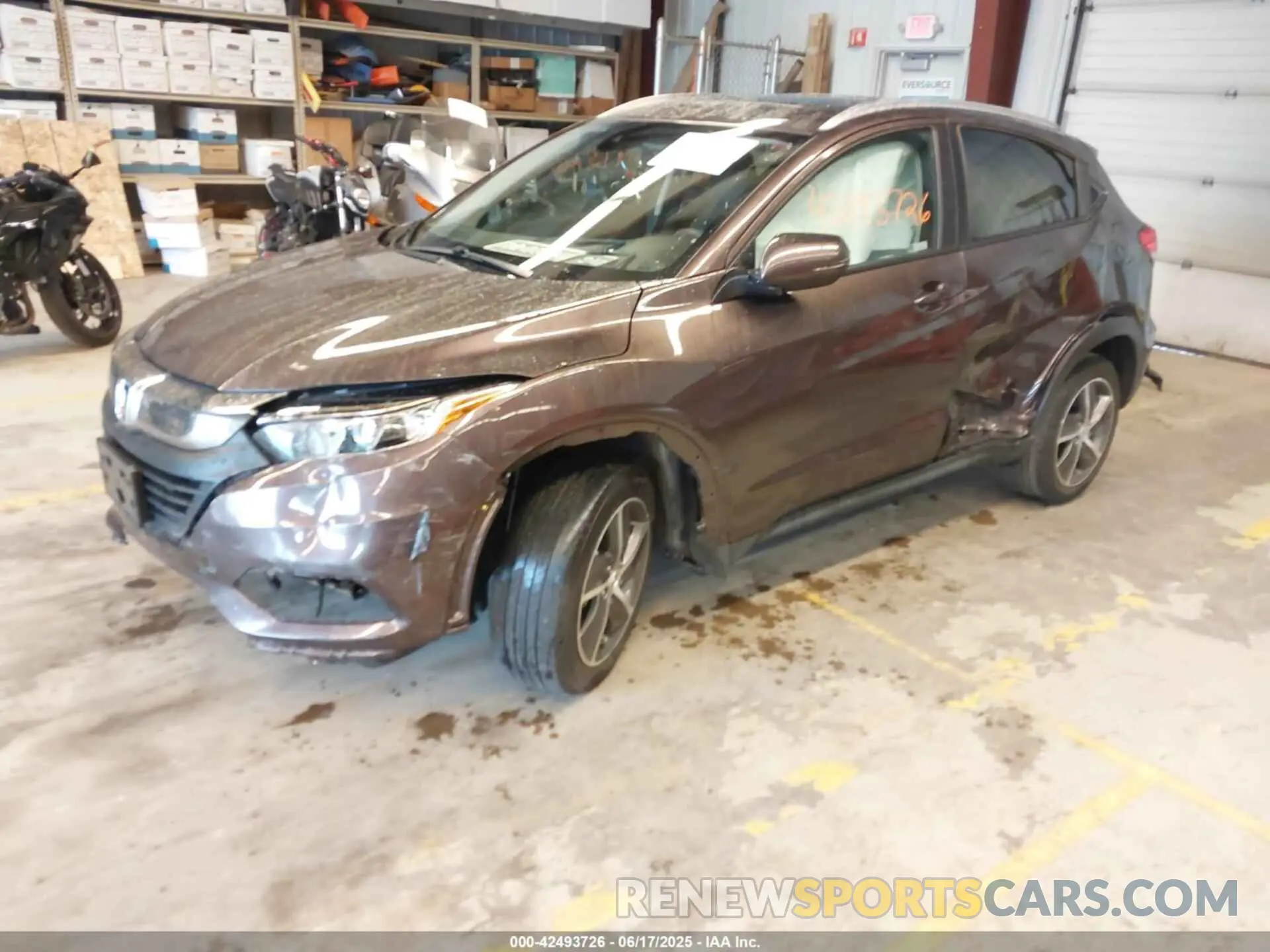 2 fotografías del automóvil dañado 3CZRU6H5XNM706826 HONDA HR-V 2022