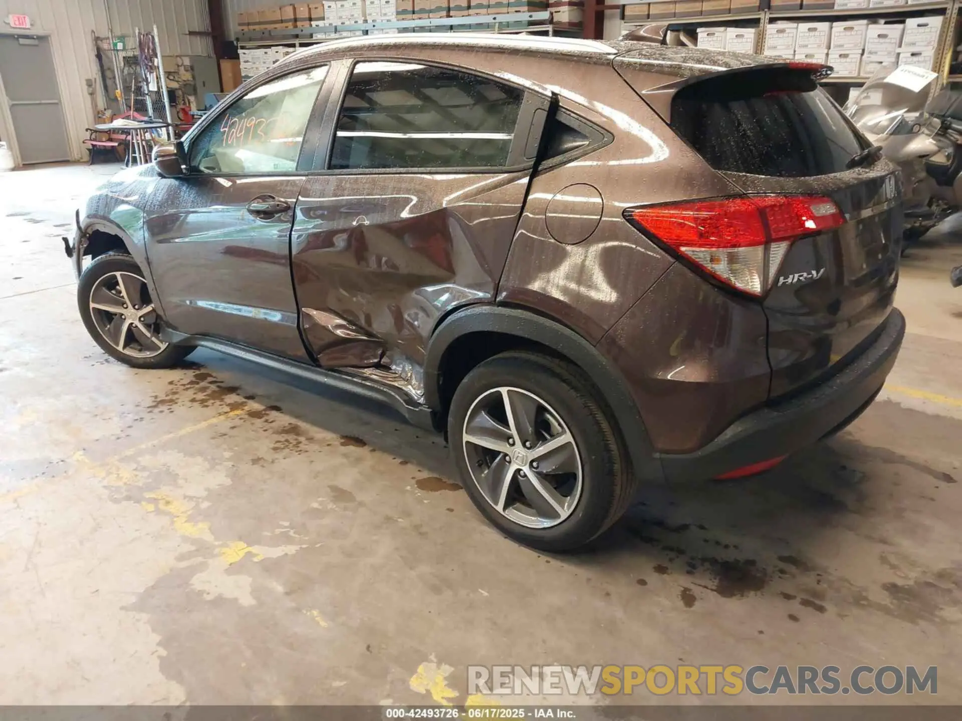 3 fotografías del automóvil dañado 3CZRU6H5XNM706826 HONDA HR-V 2022