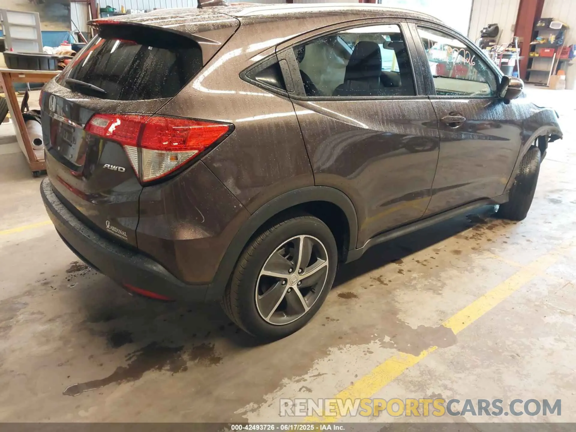 4 fotografías del automóvil dañado 3CZRU6H5XNM706826 HONDA HR-V 2022