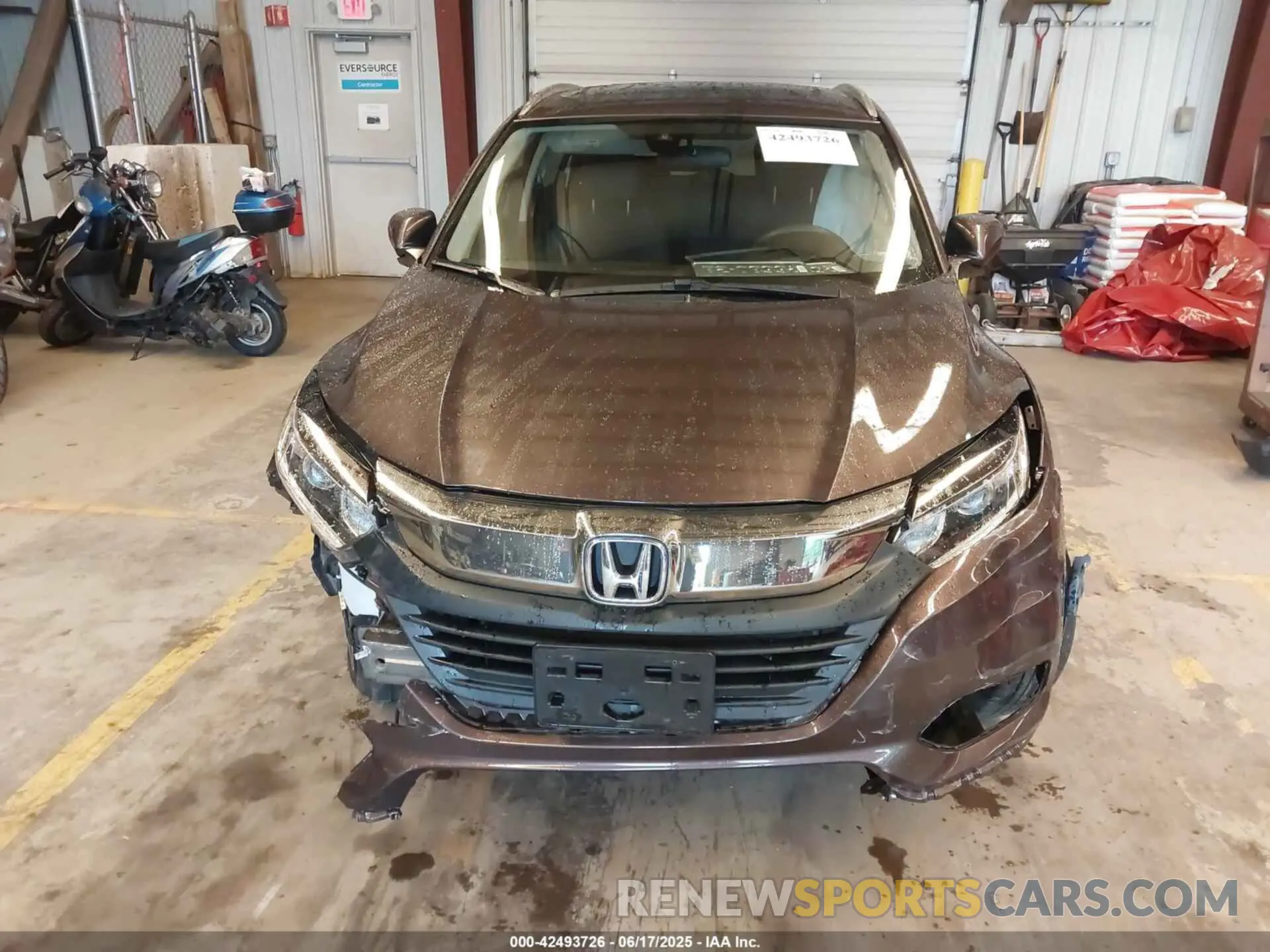 6 fotografías del automóvil dañado 3CZRU6H5XNM706826 HONDA HR-V 2022