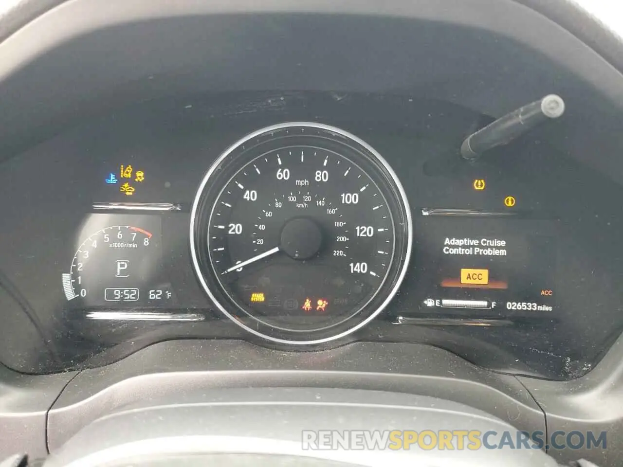 9 fotografías del automóvil dañado 3CZRU6H5XNM721391 HONDA HR-V 2022