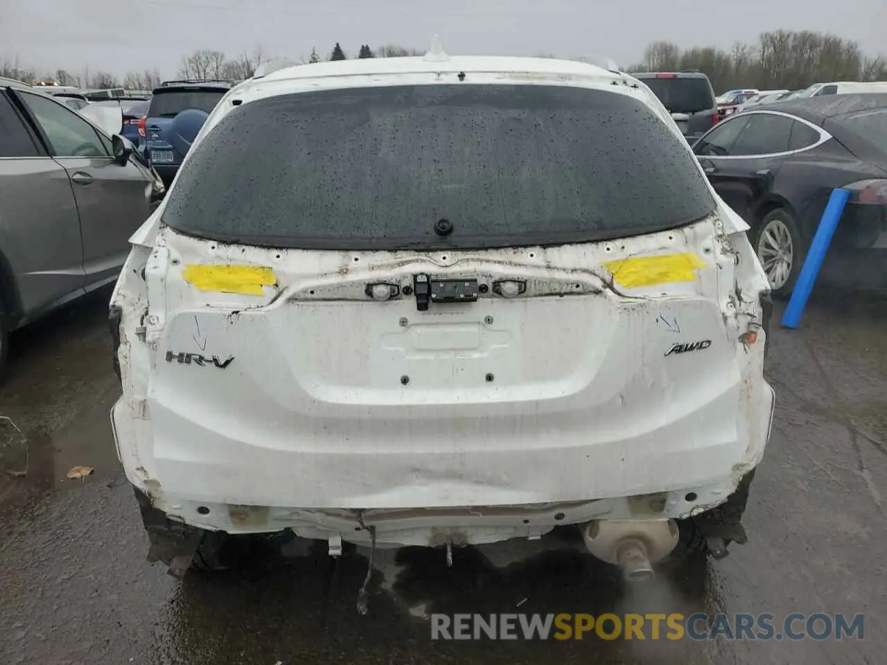 6 fotografías del automóvil dañado 3CZRU6H5XNM731046 HONDA HR-V 2022