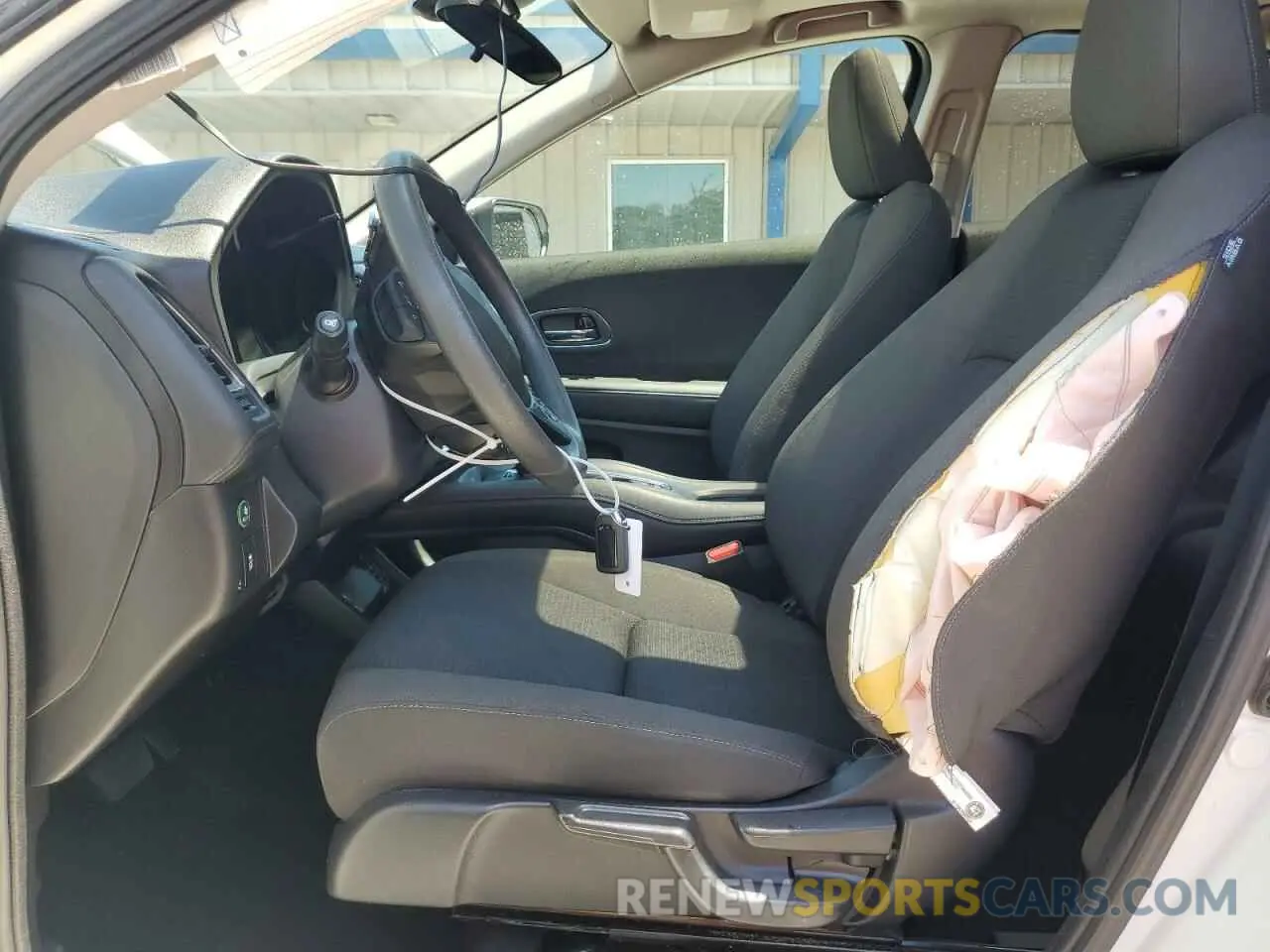 7 fotografías del automóvil dañado 3CZRU6H5XNM747084 HONDA HR-V 2022