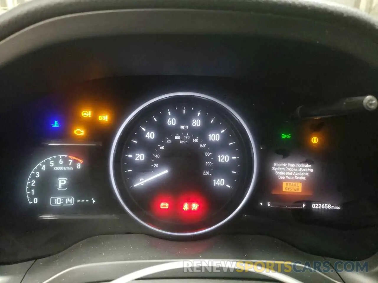 9 fotografías del automóvil dañado 3CZRU6H5XNM754732 HONDA HR-V 2022