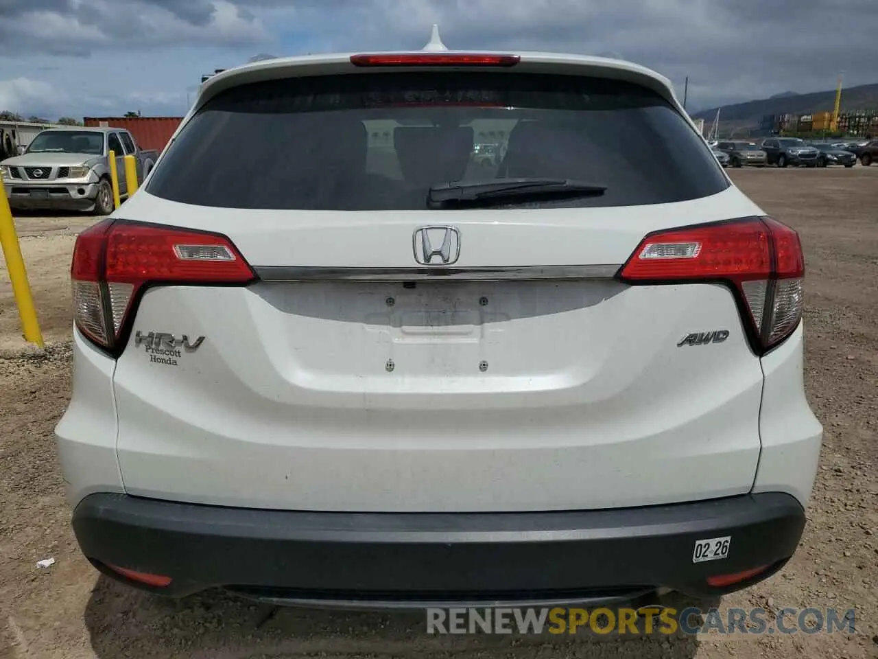 6 fotografías del automóvil dañado 3CZRU6H5XNM754794 HONDA HR-V 2022