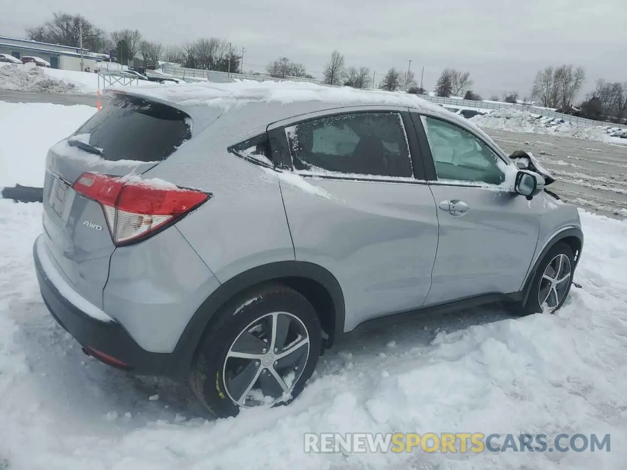 3 fotografías del automóvil dañado 3CZRU6H5XNM773362 HONDA HR-V 2022