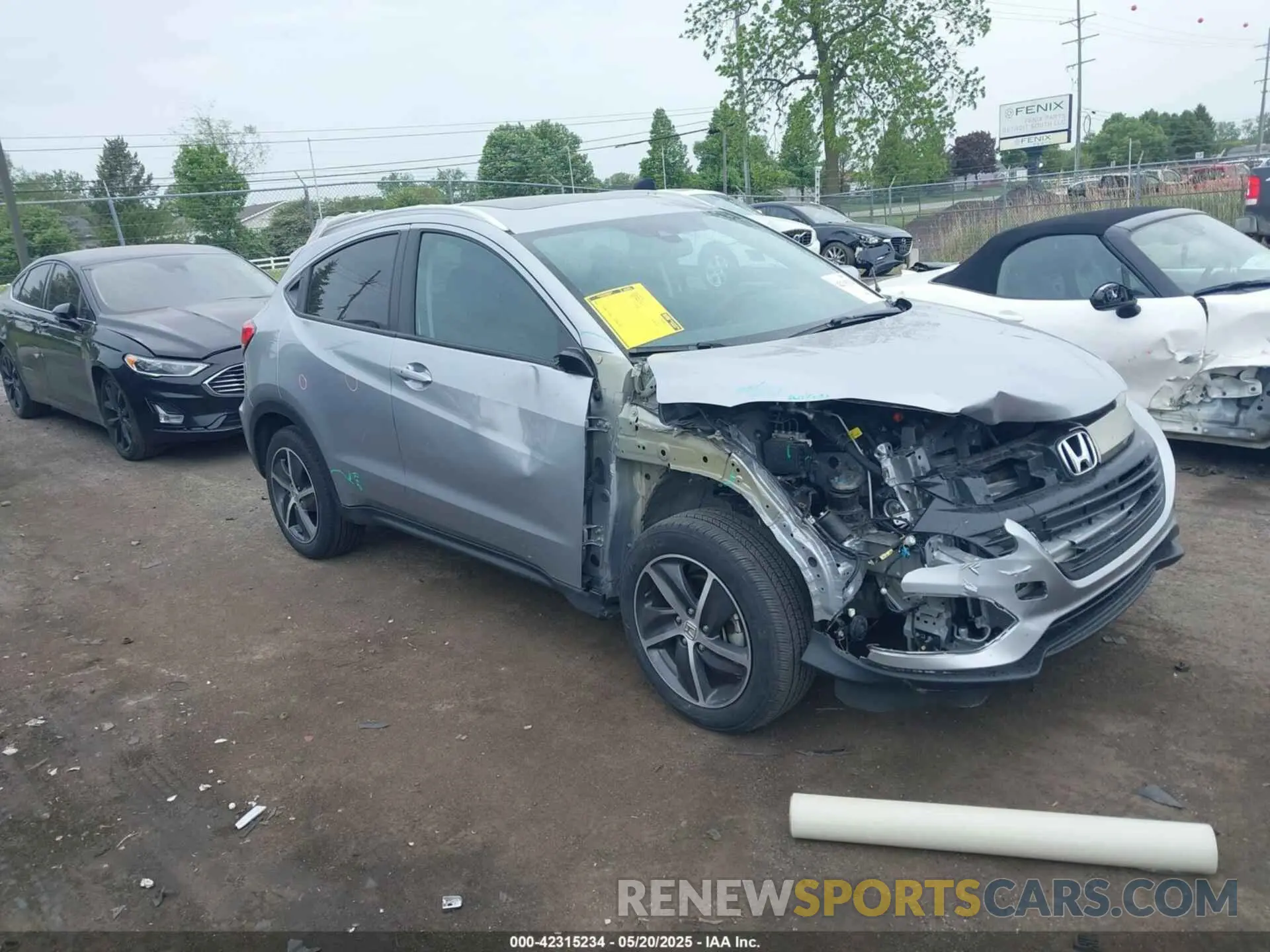 1 fotografías del automóvil dañado 3CZRU6H73NM747607 HONDA HR-V 2022