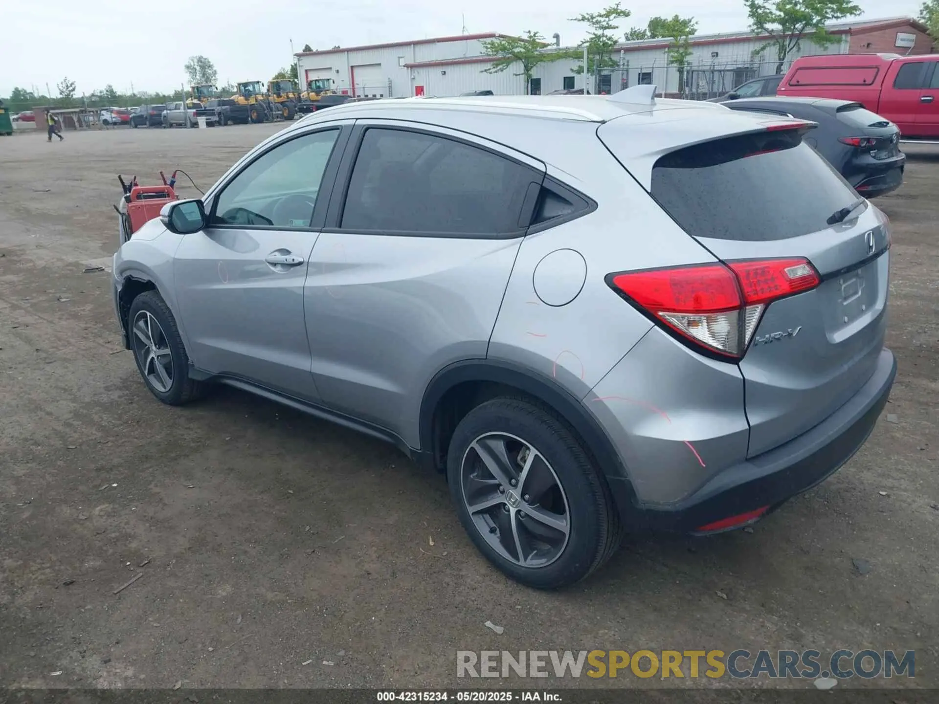 3 fotografías del automóvil dañado 3CZRU6H73NM747607 HONDA HR-V 2022