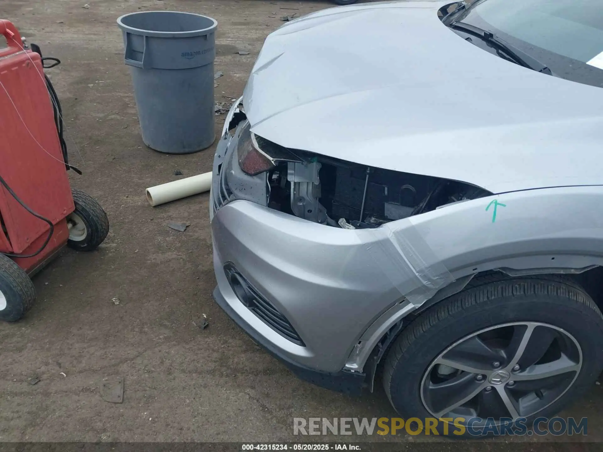 6 fotografías del automóvil dañado 3CZRU6H73NM747607 HONDA HR-V 2022