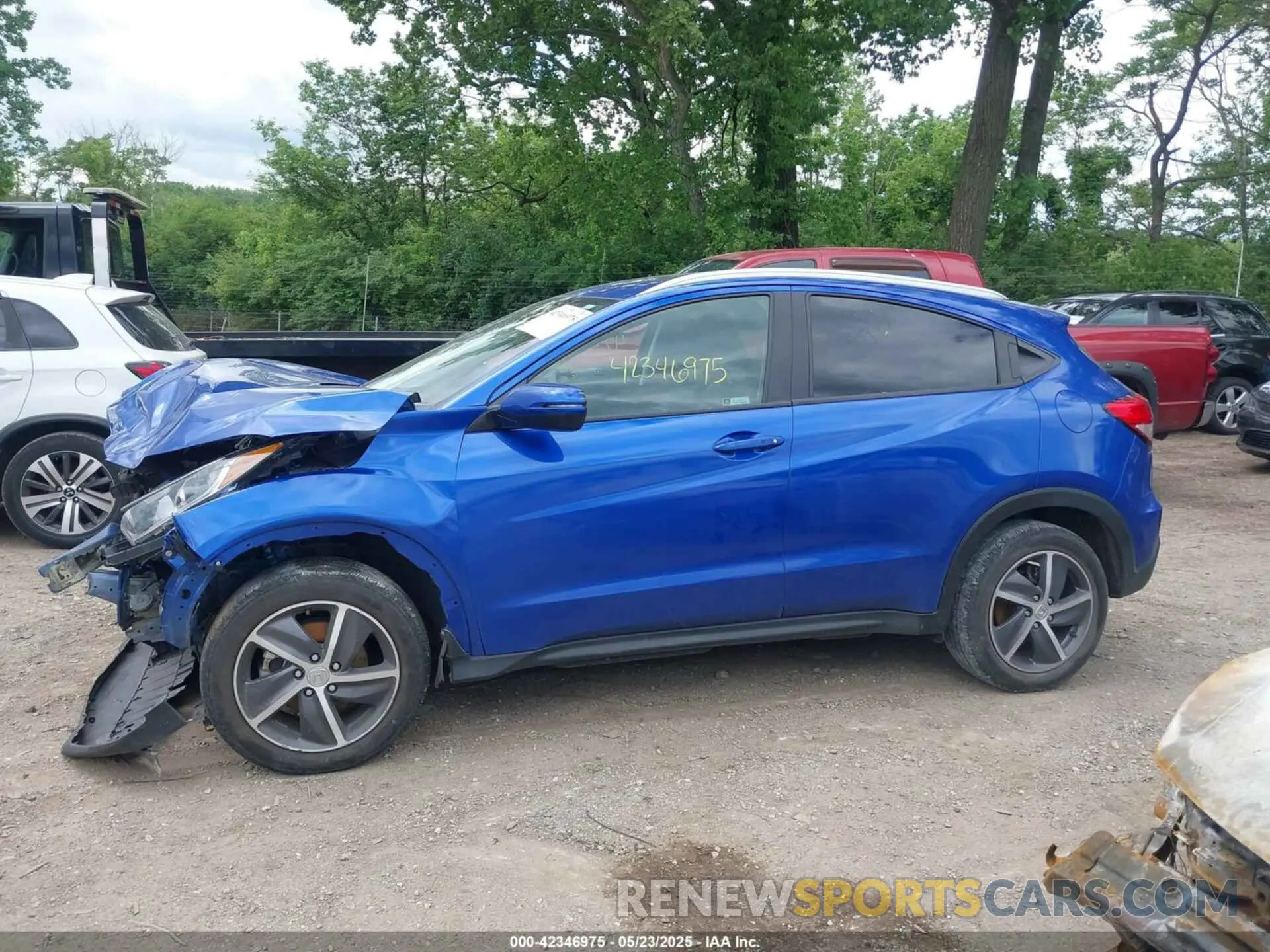 14 fotografías del automóvil dañado 3CZRU6H74NM702191 HONDA HR-V 2022