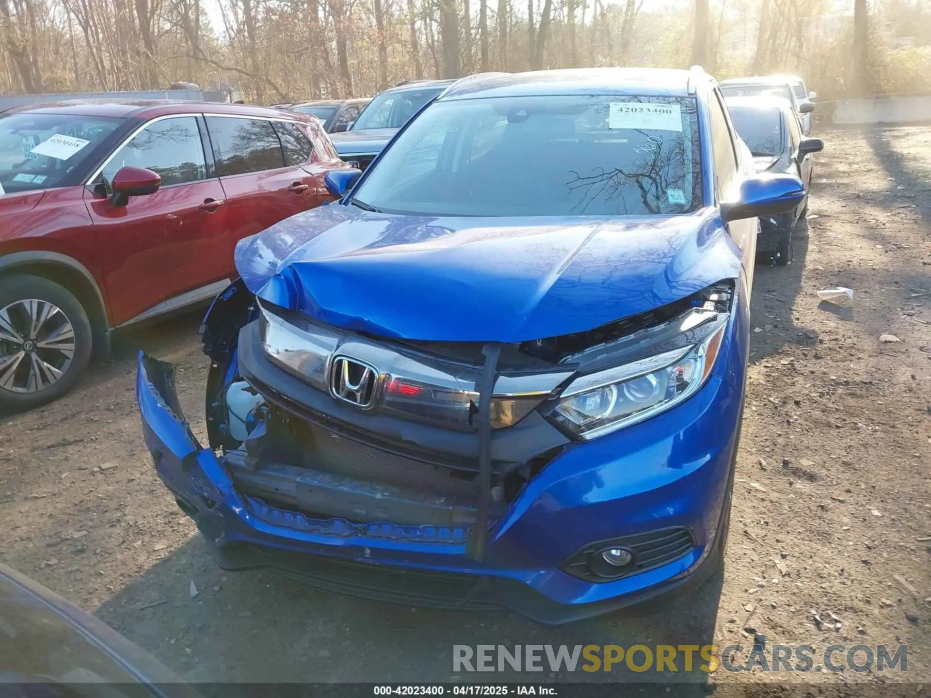 12 fotografías del automóvil dañado 3CZRU6H77NM727635 HONDA HR-V 2022