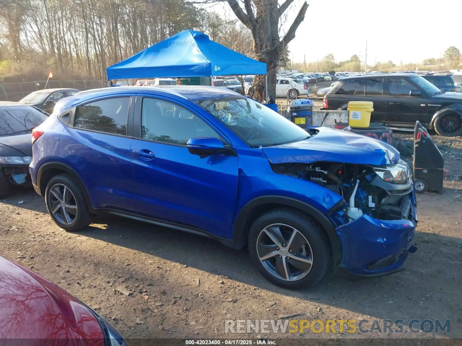 13 fotografías del automóvil dañado 3CZRU6H77NM727635 HONDA HR-V 2022