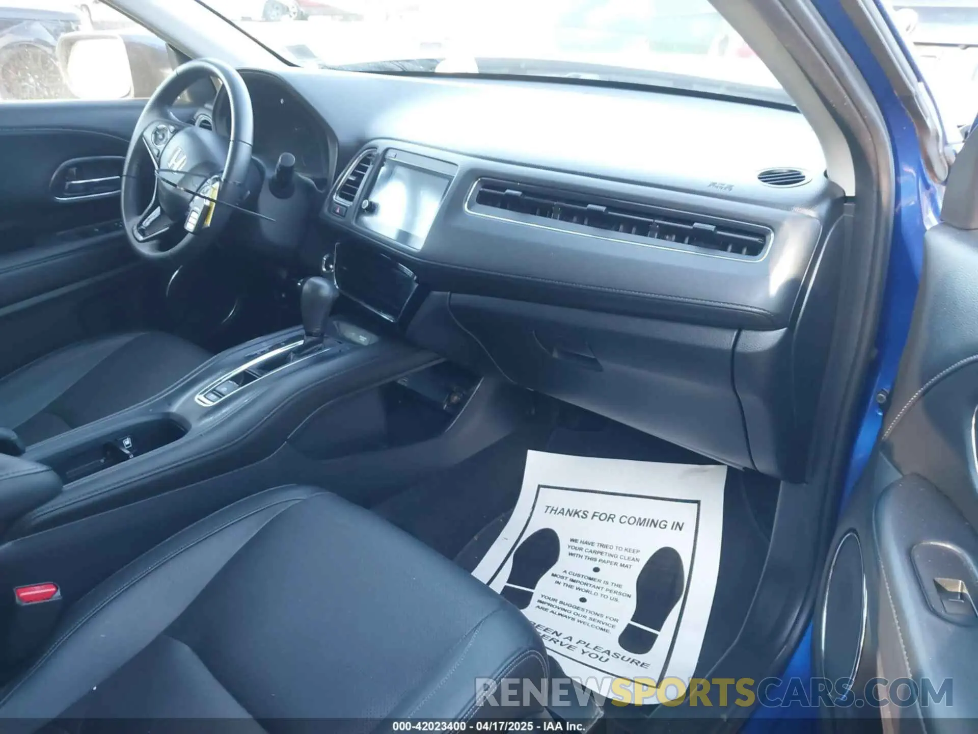 5 fotografías del automóvil dañado 3CZRU6H77NM727635 HONDA HR-V 2022
