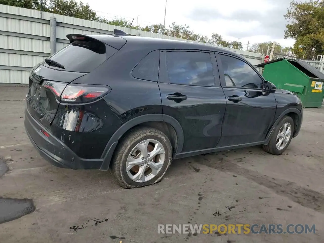 3 fotografías del automóvil dañado 3CZRZ1H32PM734089 HONDA HR-V 2023
