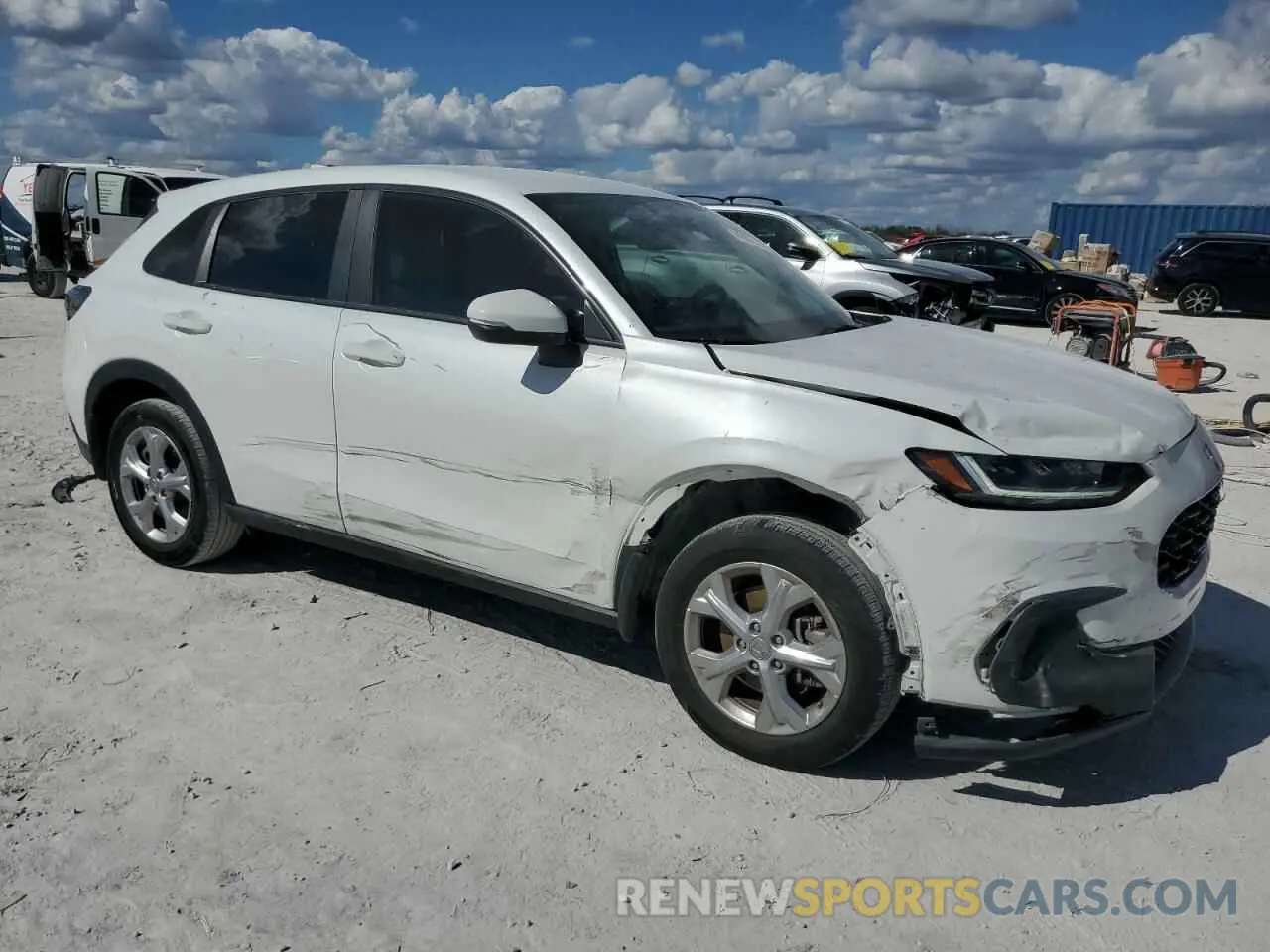 4 fotografías del automóvil dañado 3CZRZ1H34PM727757 HONDA HR-V 2023