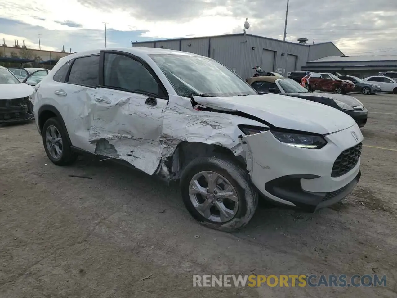 4 fotografías del automóvil dañado 3CZRZ1H35PM708103 HONDA HR-V 2023