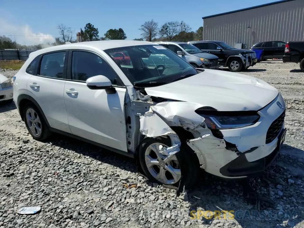 4 fotografías del automóvil dañado 3CZRZ1H39PM741623 HONDA HR-V 2023