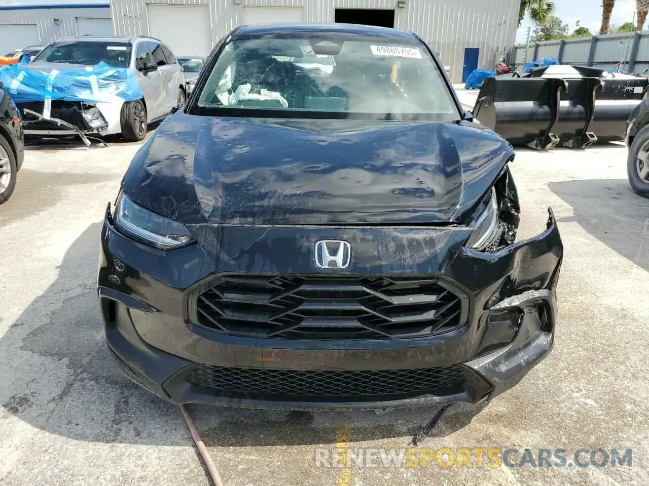 5 fotografías del automóvil dañado 3CZRZ1H52PM733591 HONDA HR-V 2023