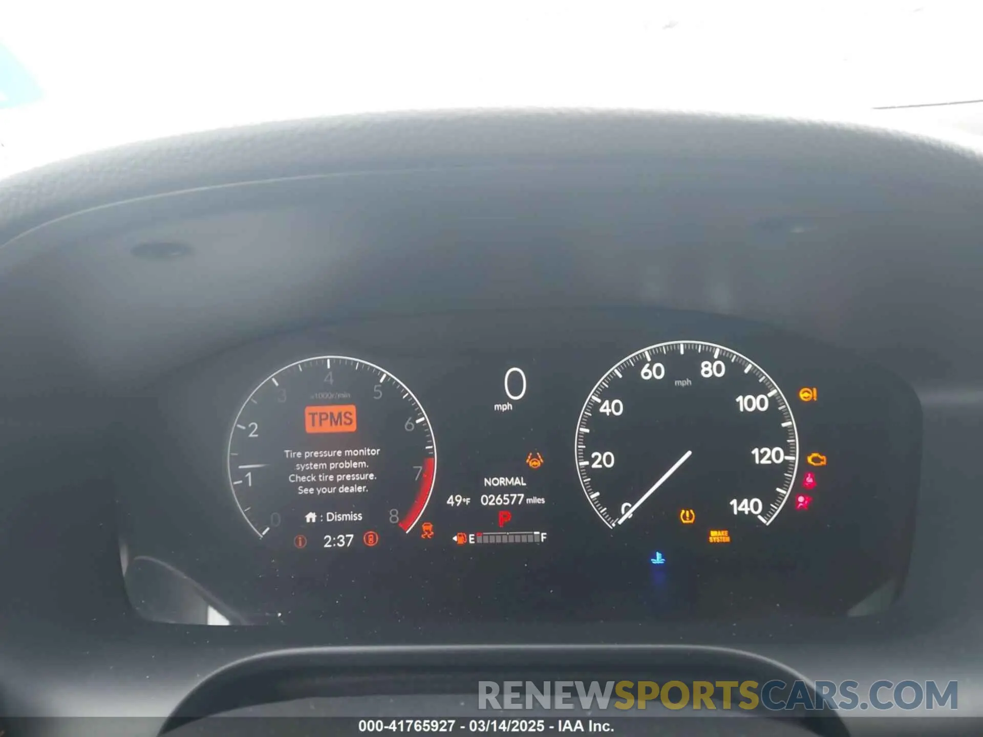 7 fotografías del automóvil dañado 3CZRZ1H53PM712961 HONDA HR-V 2023