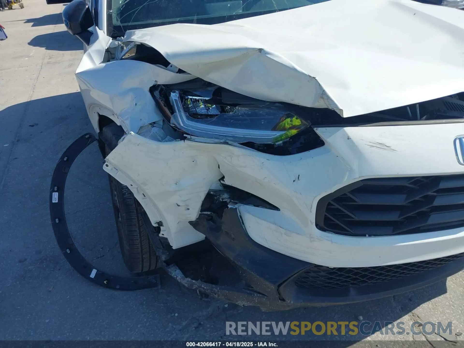 6 fotografías del automóvil dañado 3CZRZ1H53PM719263 HONDA HR-V 2023