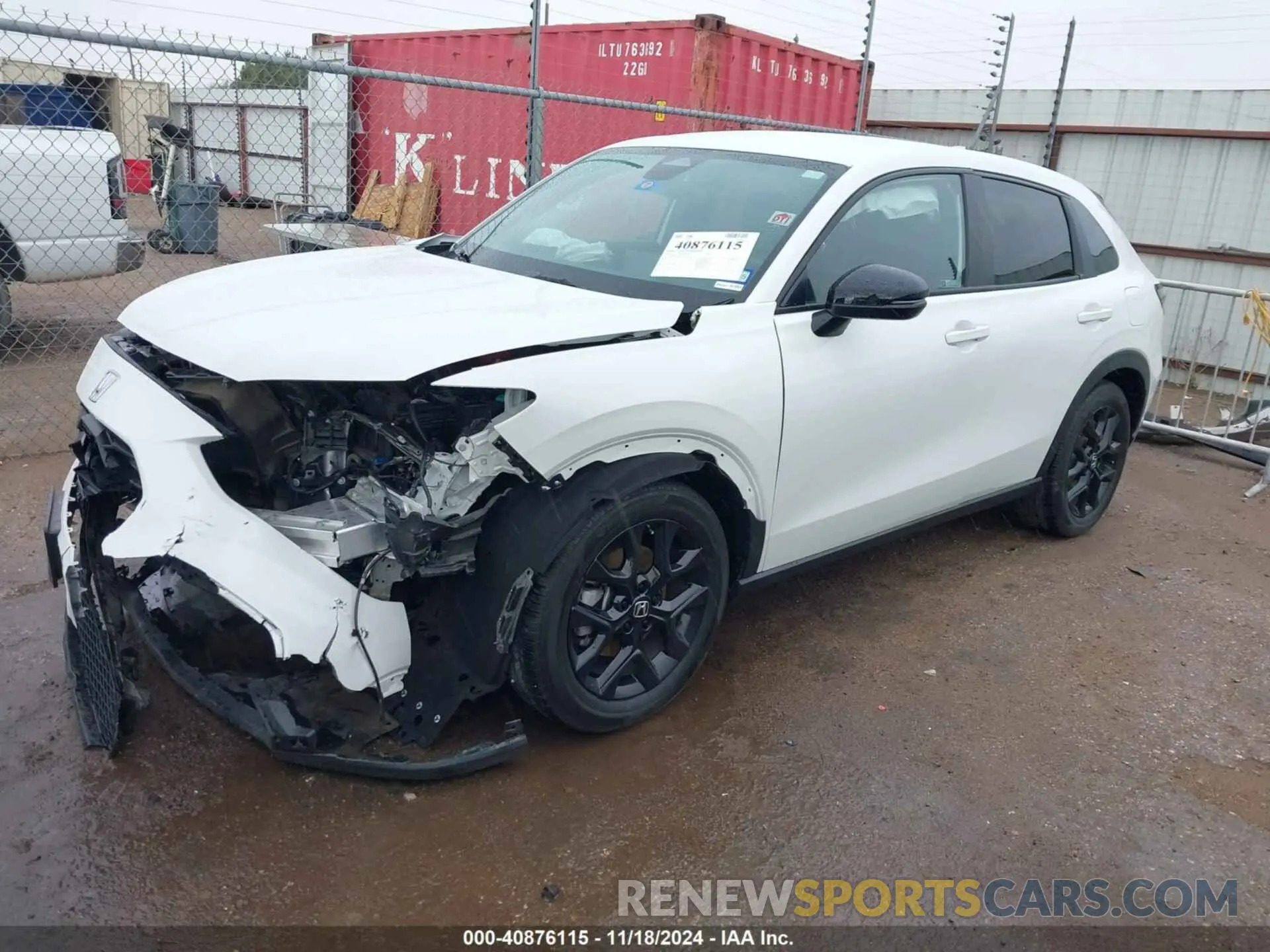 2 fotografías del automóvil dañado 3CZRZ1H56PM744786 HONDA HR-V 2023