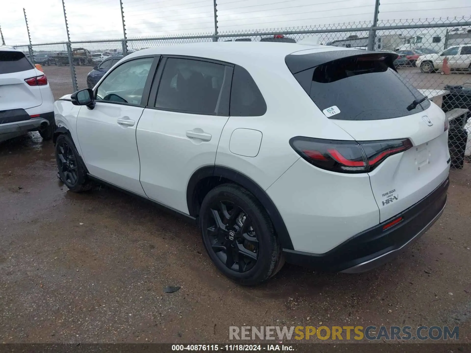 3 fotografías del automóvil dañado 3CZRZ1H56PM744786 HONDA HR-V 2023