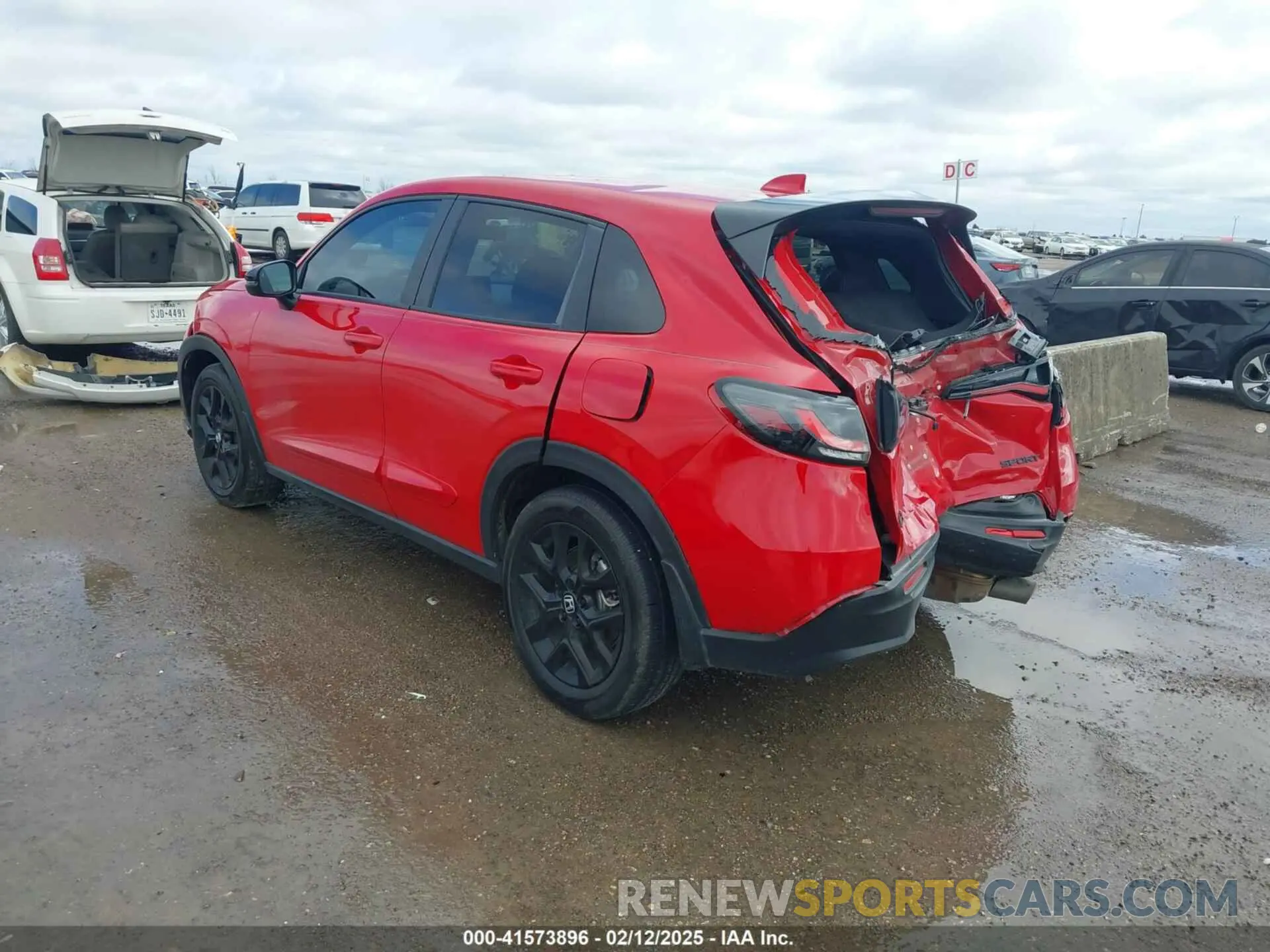 3 fotografías del automóvil dañado 3CZRZ1H57PM706225 HONDA HR-V 2023