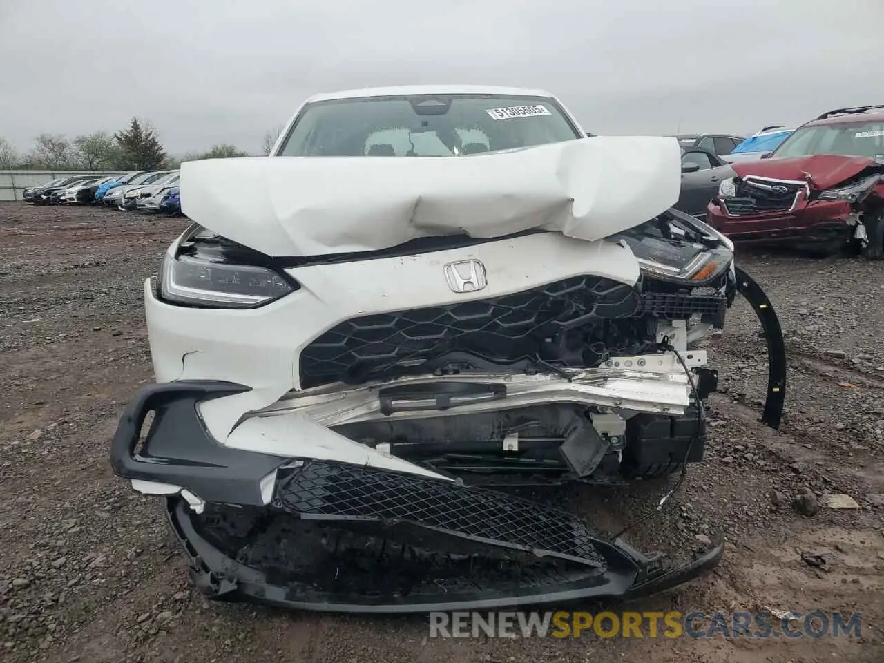 5 fotografías del automóvil dañado 3CZRZ2H34PM745231 HONDA HR-V 2023