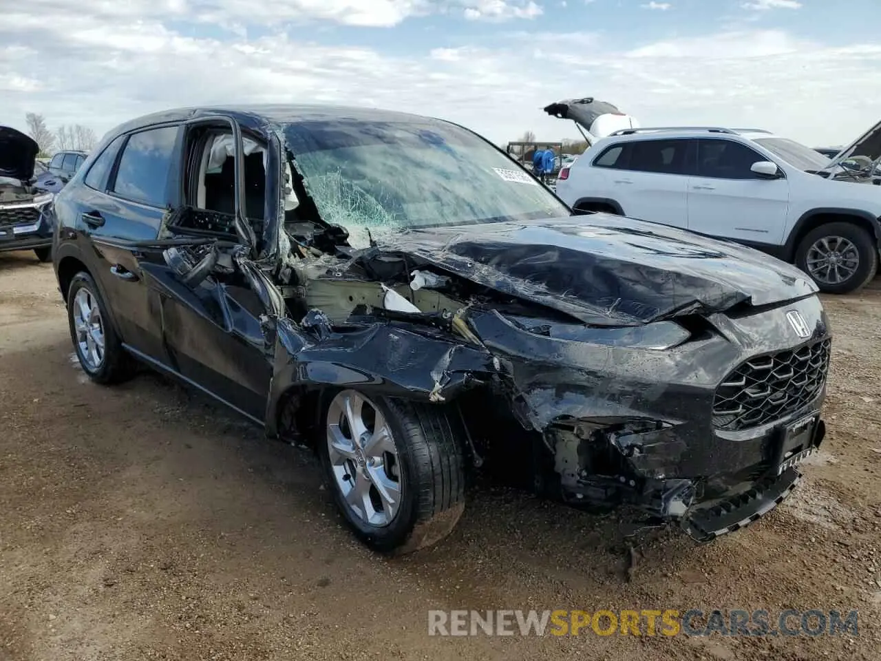 4 fotografías del automóvil dañado 3CZRZ2H35PM709466 HONDA HR-V 2023
