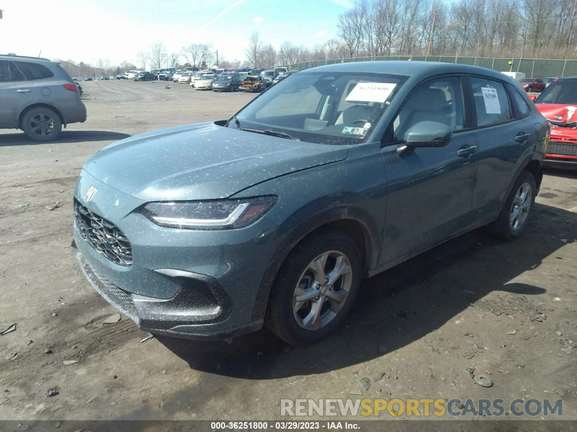 2 fotografías del automóvil dañado 3CZRZ2H35PM724243 HONDA HR-V 2023