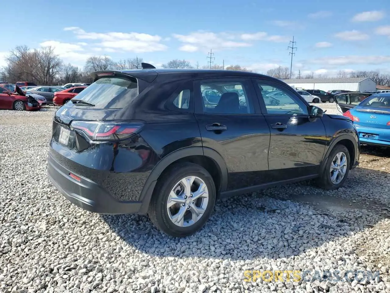 3 fotografías del automóvil dañado 3CZRZ2H38PM739111 HONDA HR-V 2023