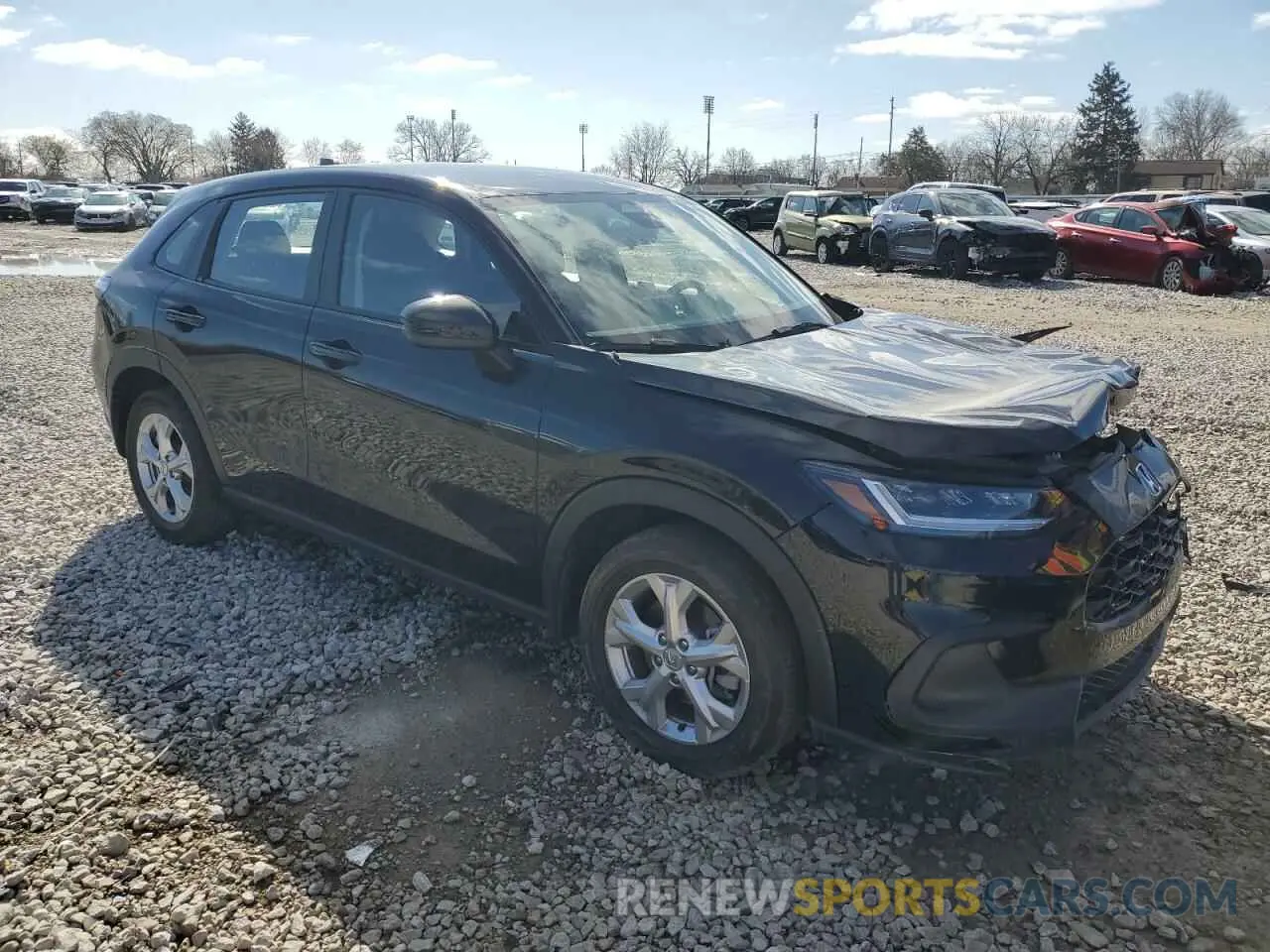 4 fotografías del automóvil dañado 3CZRZ2H38PM739111 HONDA HR-V 2023