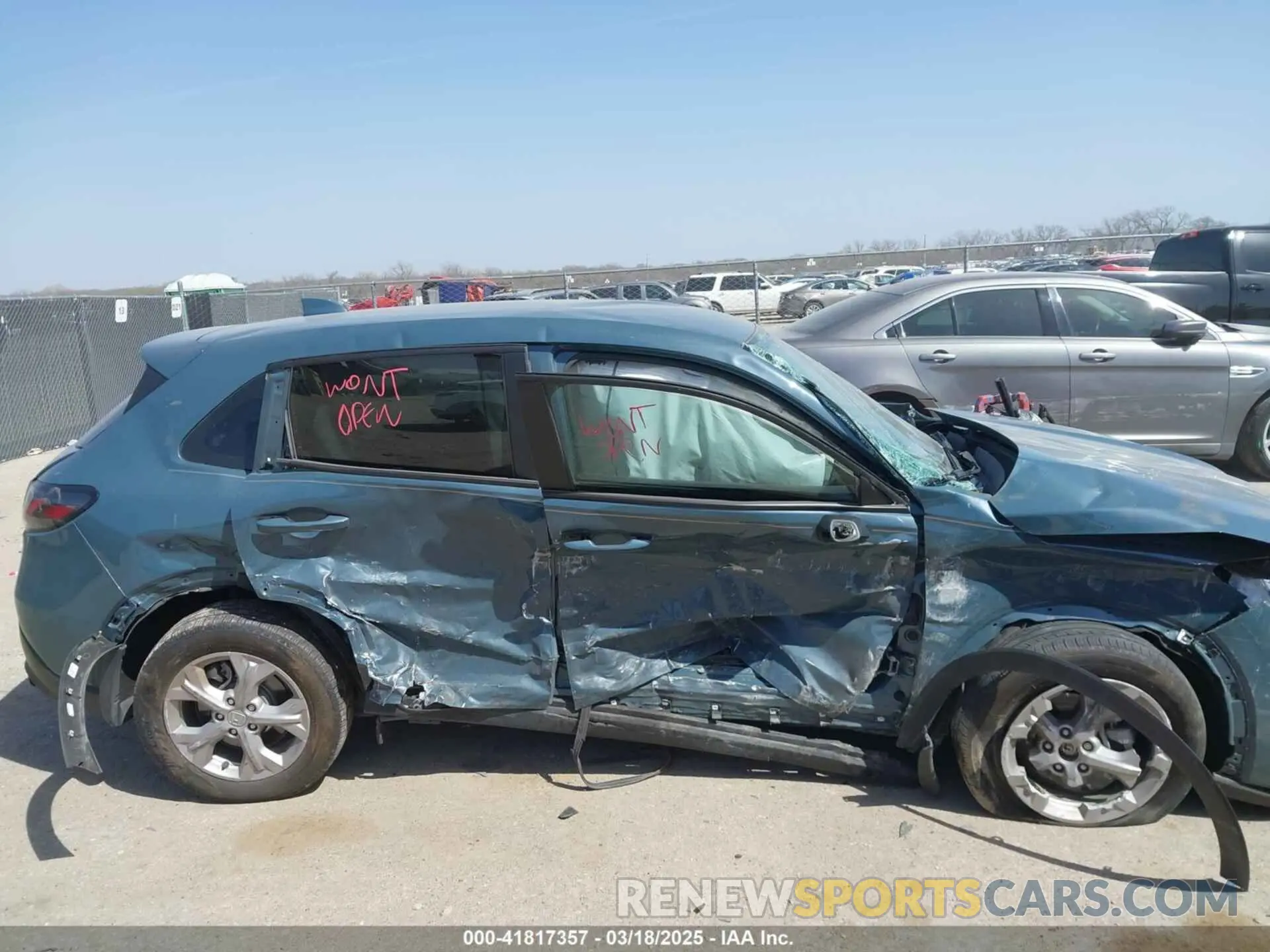 6 fotografías del automóvil dañado 3CZRZ2H39PM726982 HONDA HR-V 2023